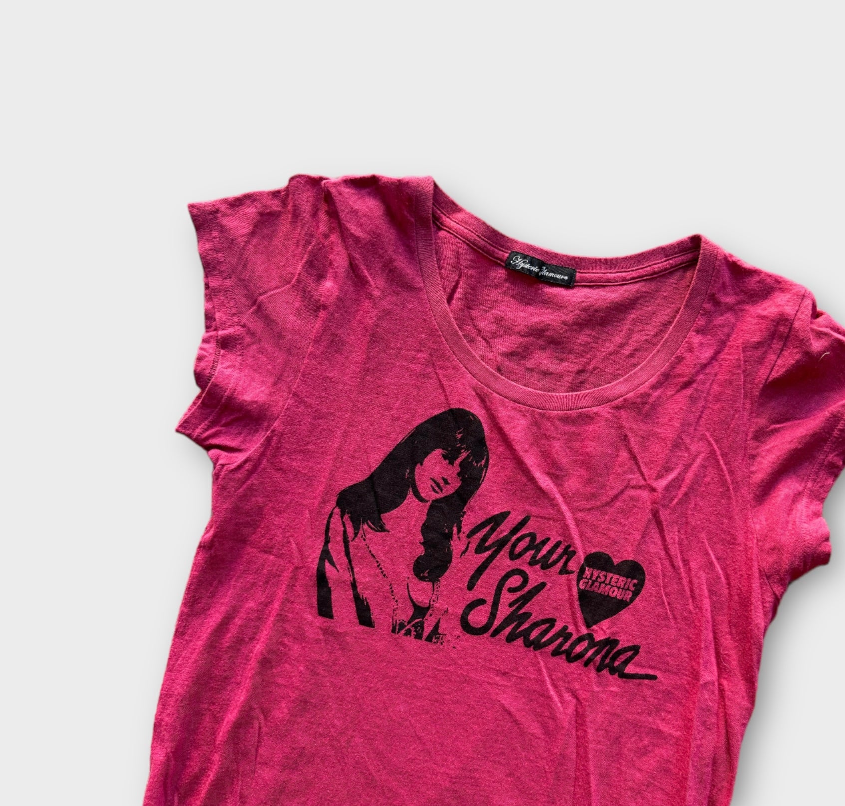 hysteric glamour hot pink top