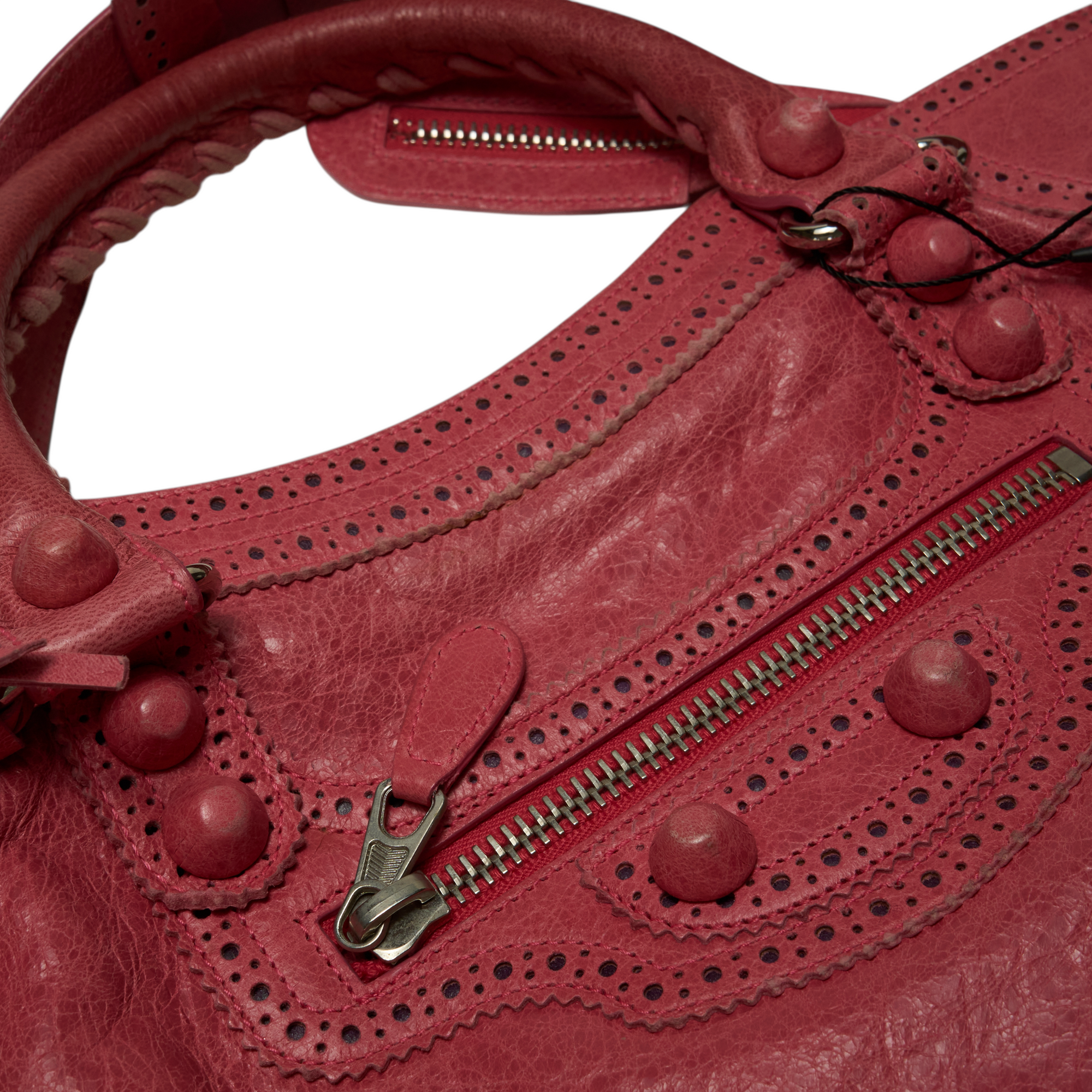 balenciaga 2012 hot pink city bag