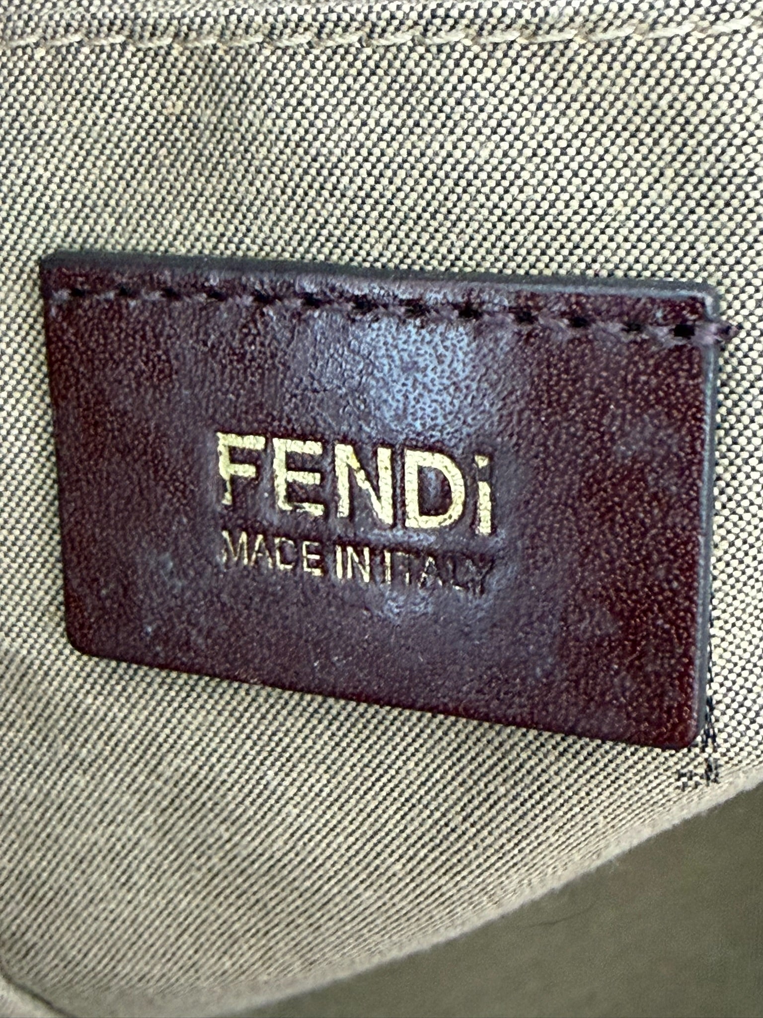 fendi 2000s pink tote bag
