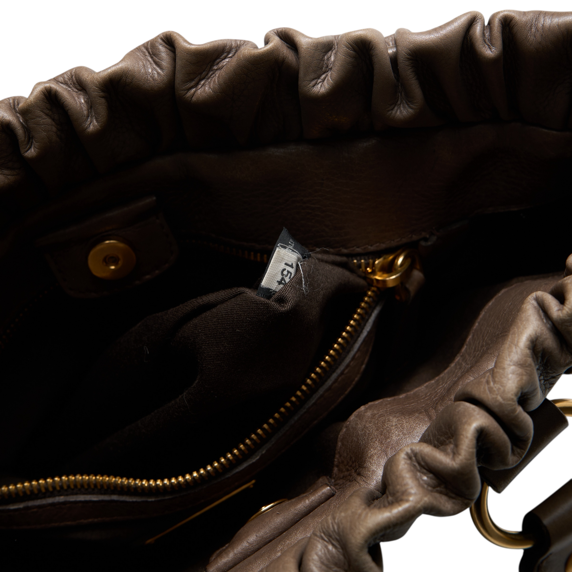 miu miu 2000s gray vitello bag