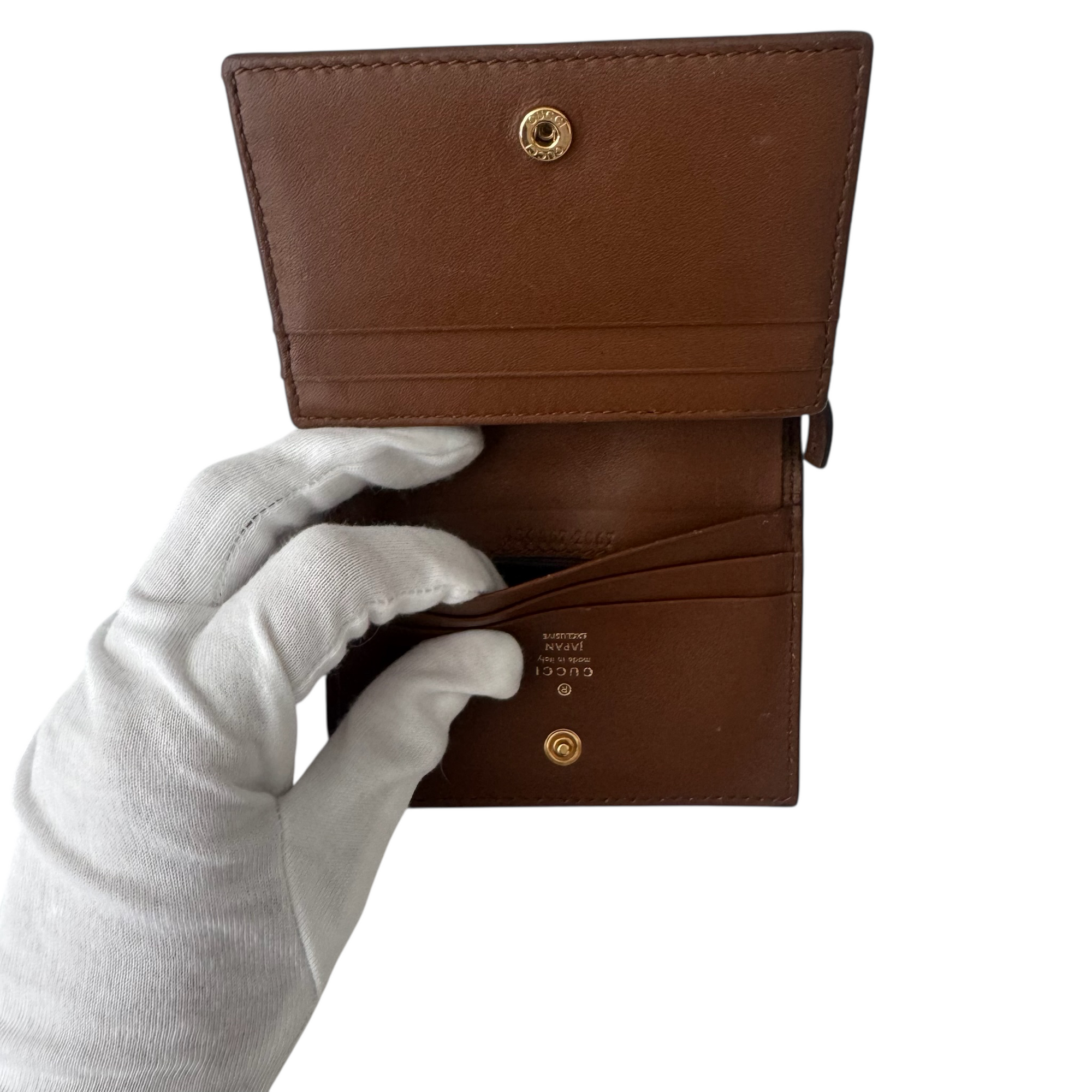 gucci butterfly monogram wallet