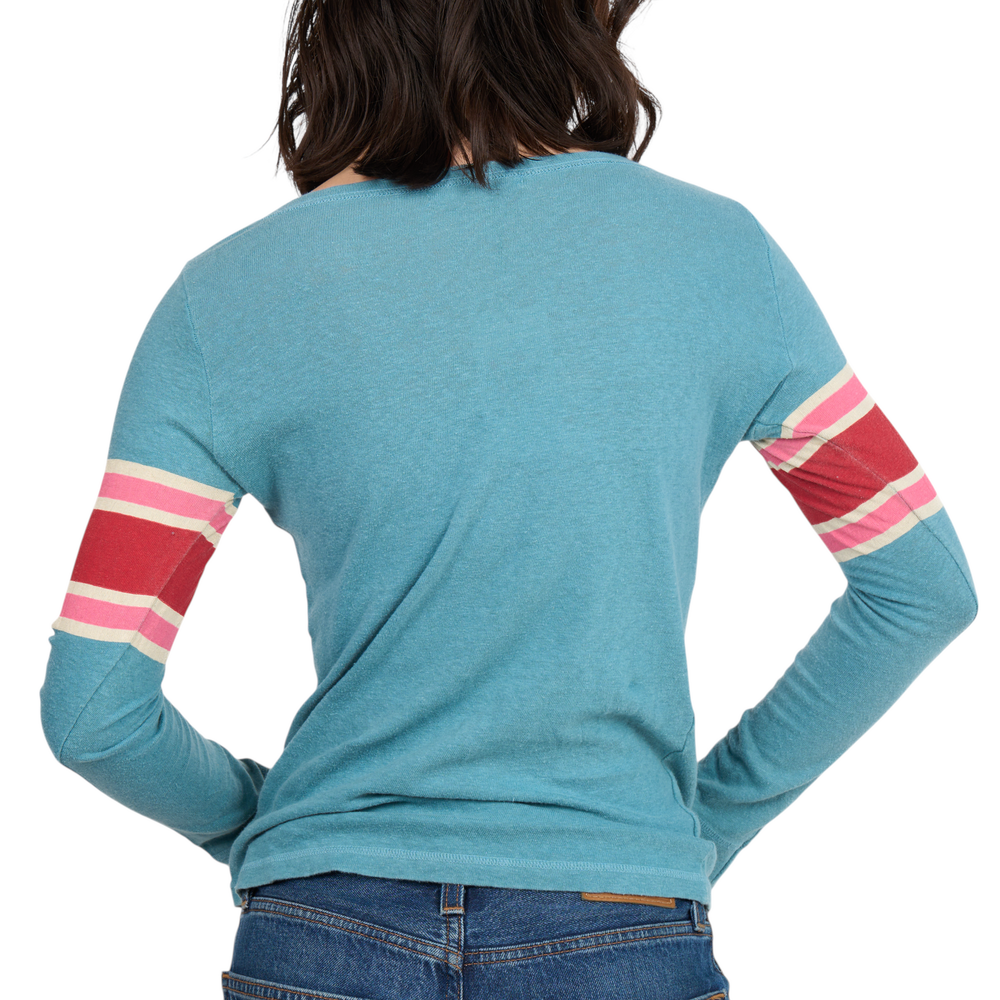hysteric glamour vintage blue long sleeve top