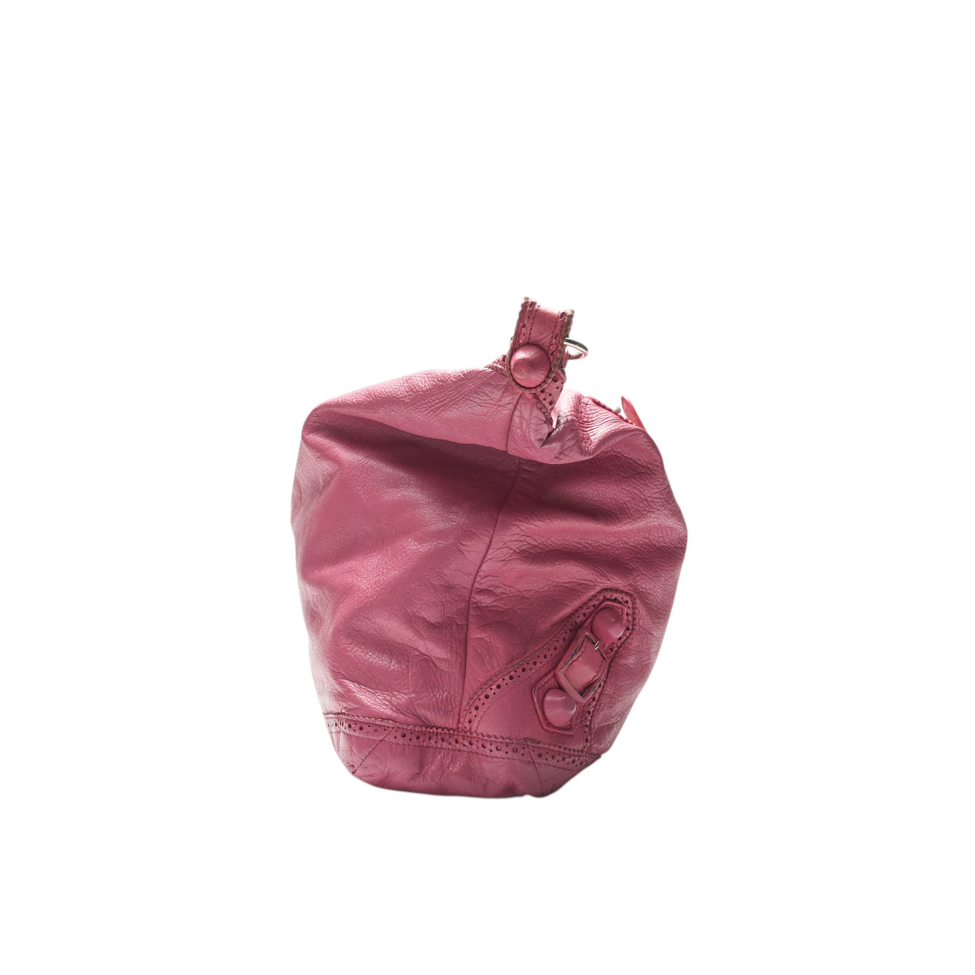 balenciaga 2000s pink day bag