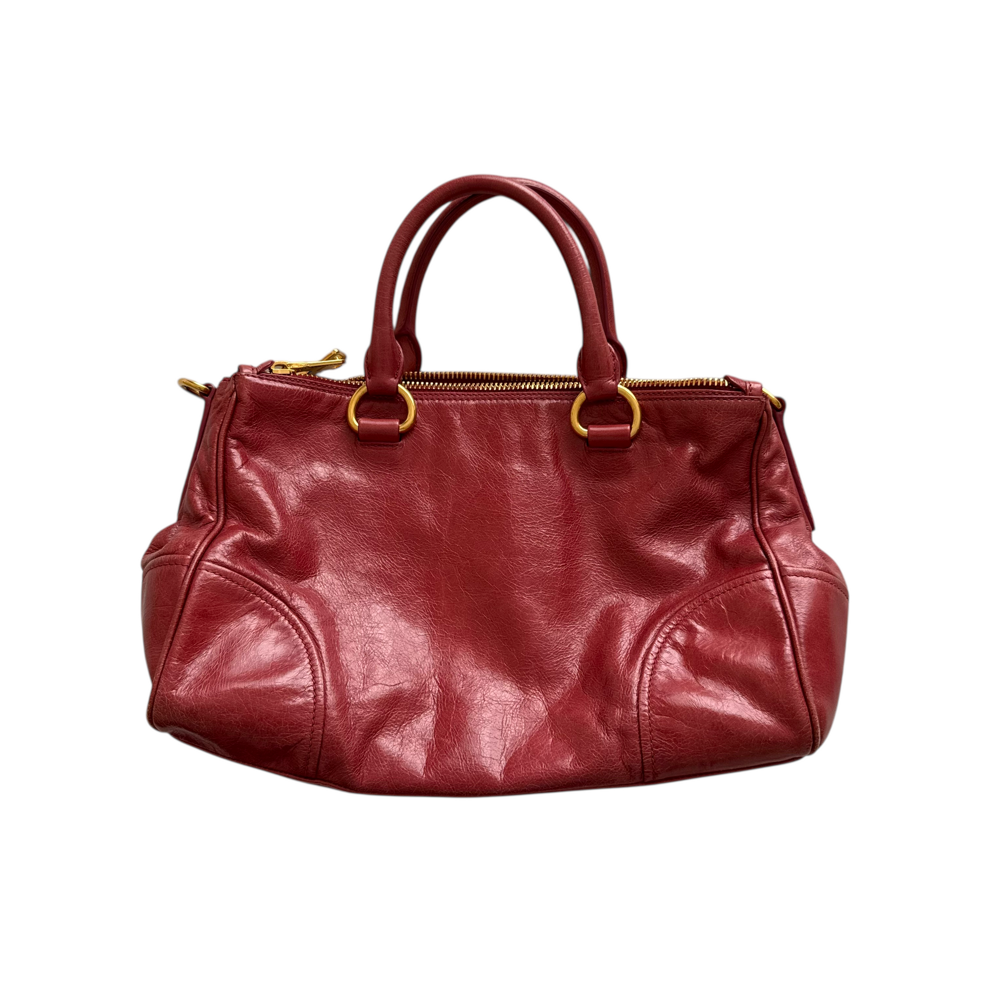 miu miu 2010s red shoulder bag