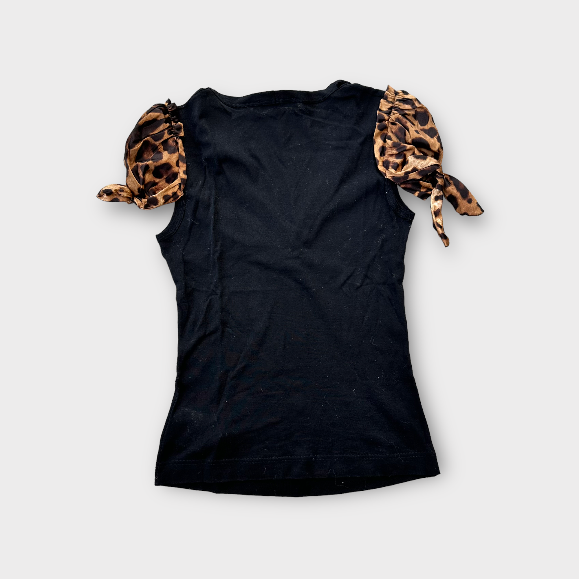 dolce & gabbana leopard print blouse