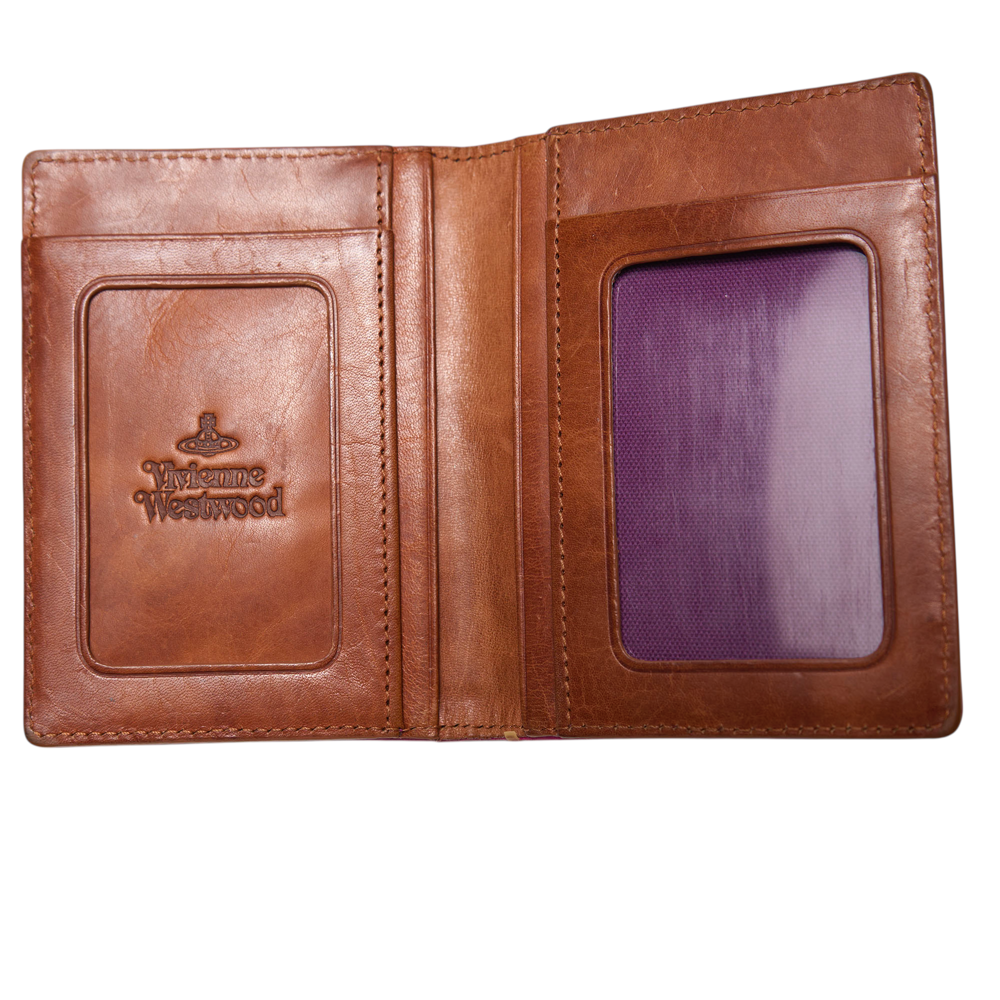 vivienne westwood 2000s brown cardholder