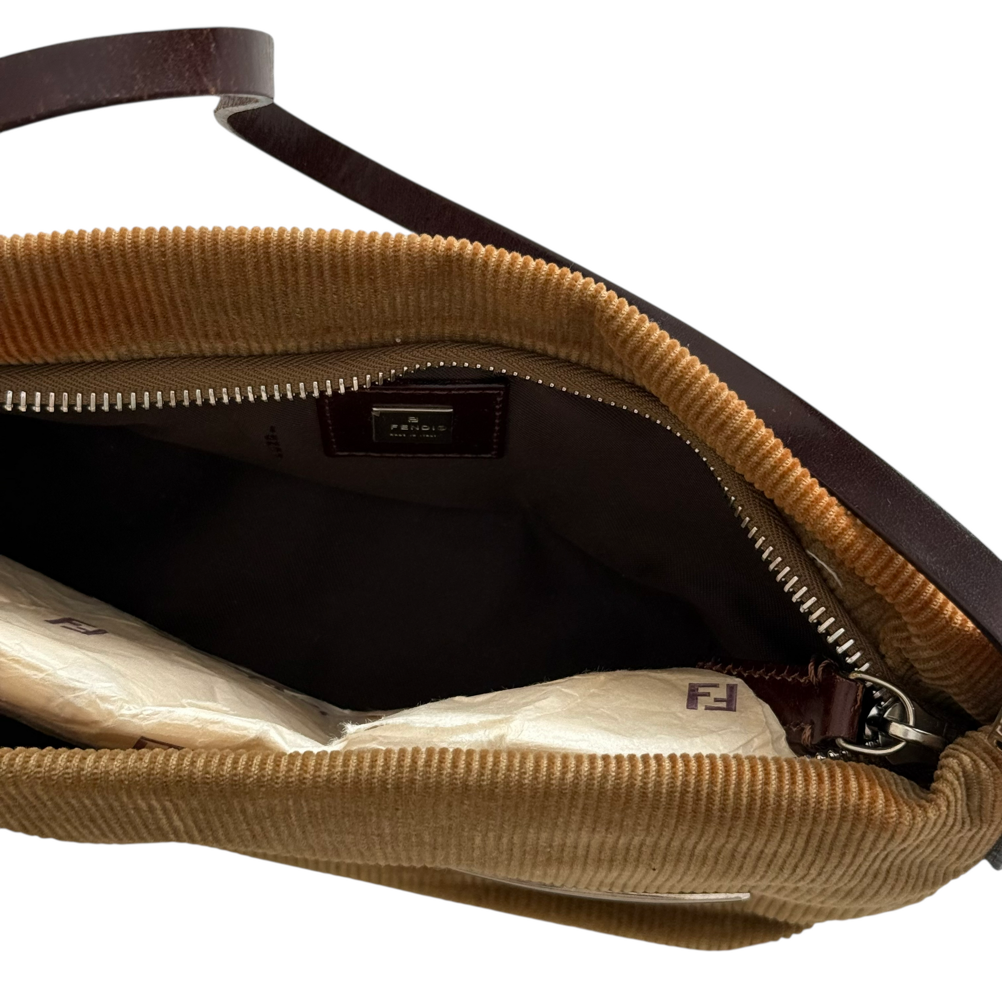 fendi 2000s corduroy bag