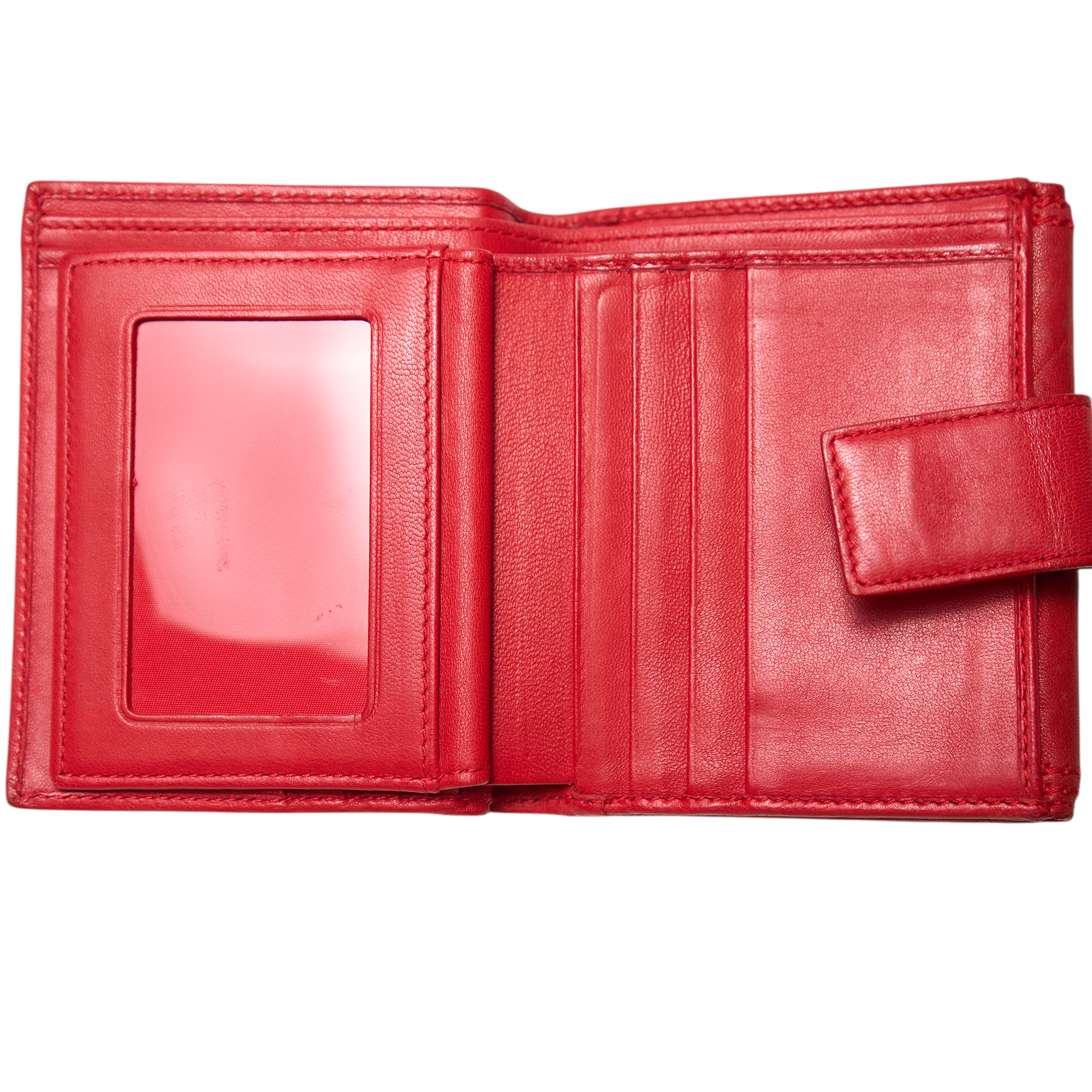 christian dior 2000s red wallet