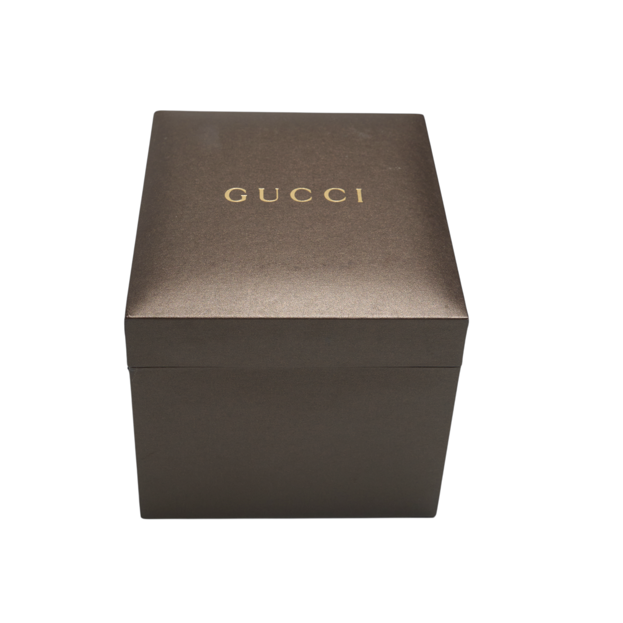 gucci 2000s round silver watch