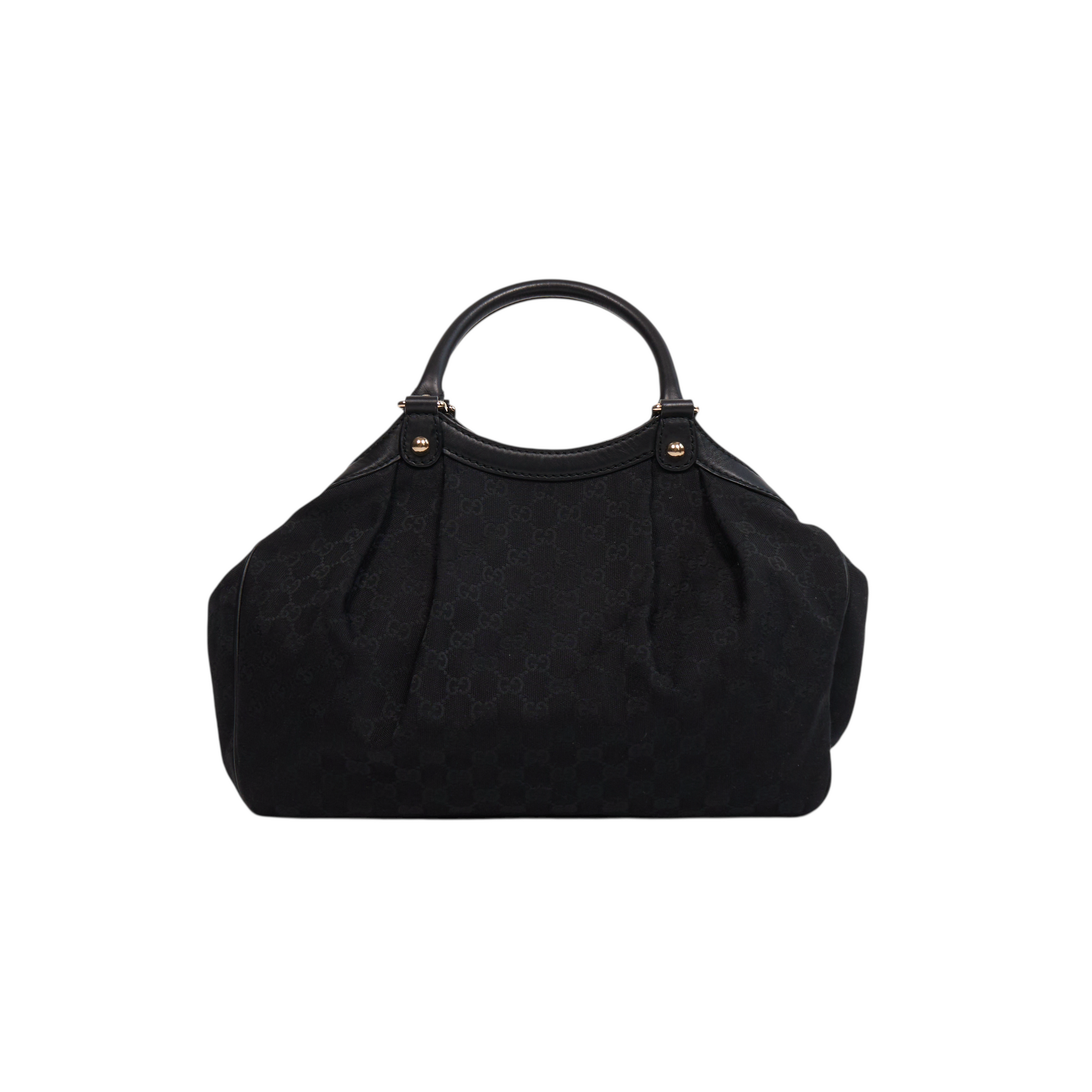 gucci 2000s black tote bag