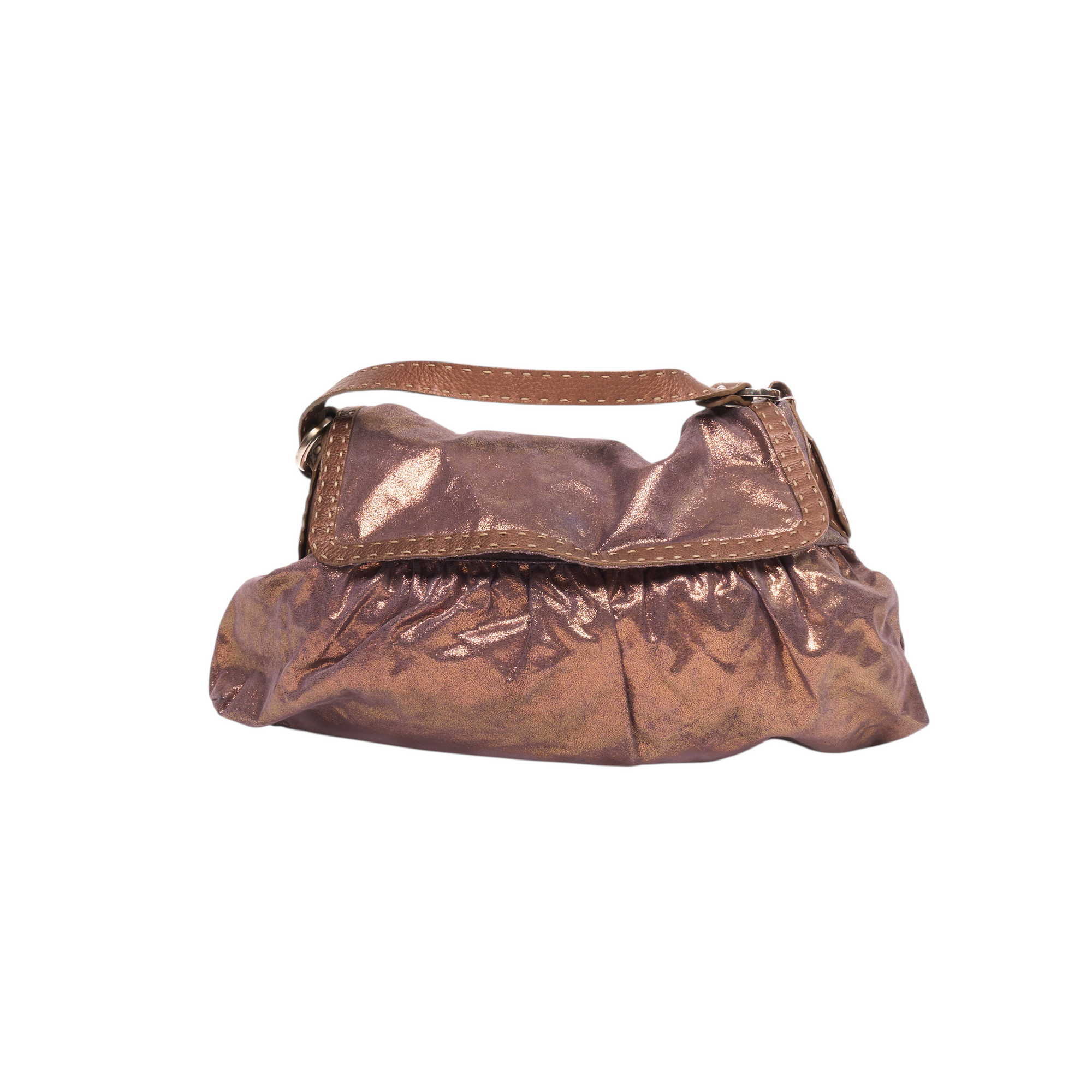 fendi 2000s metallic chef bag