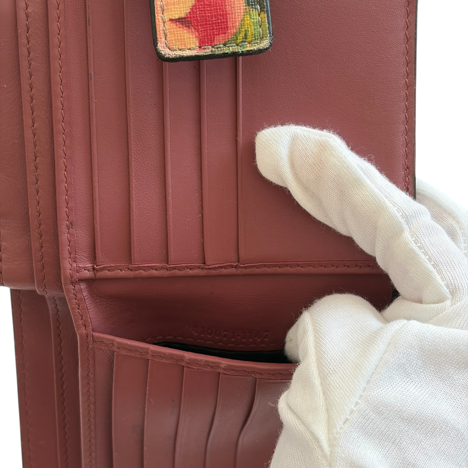 gucci floral wallet