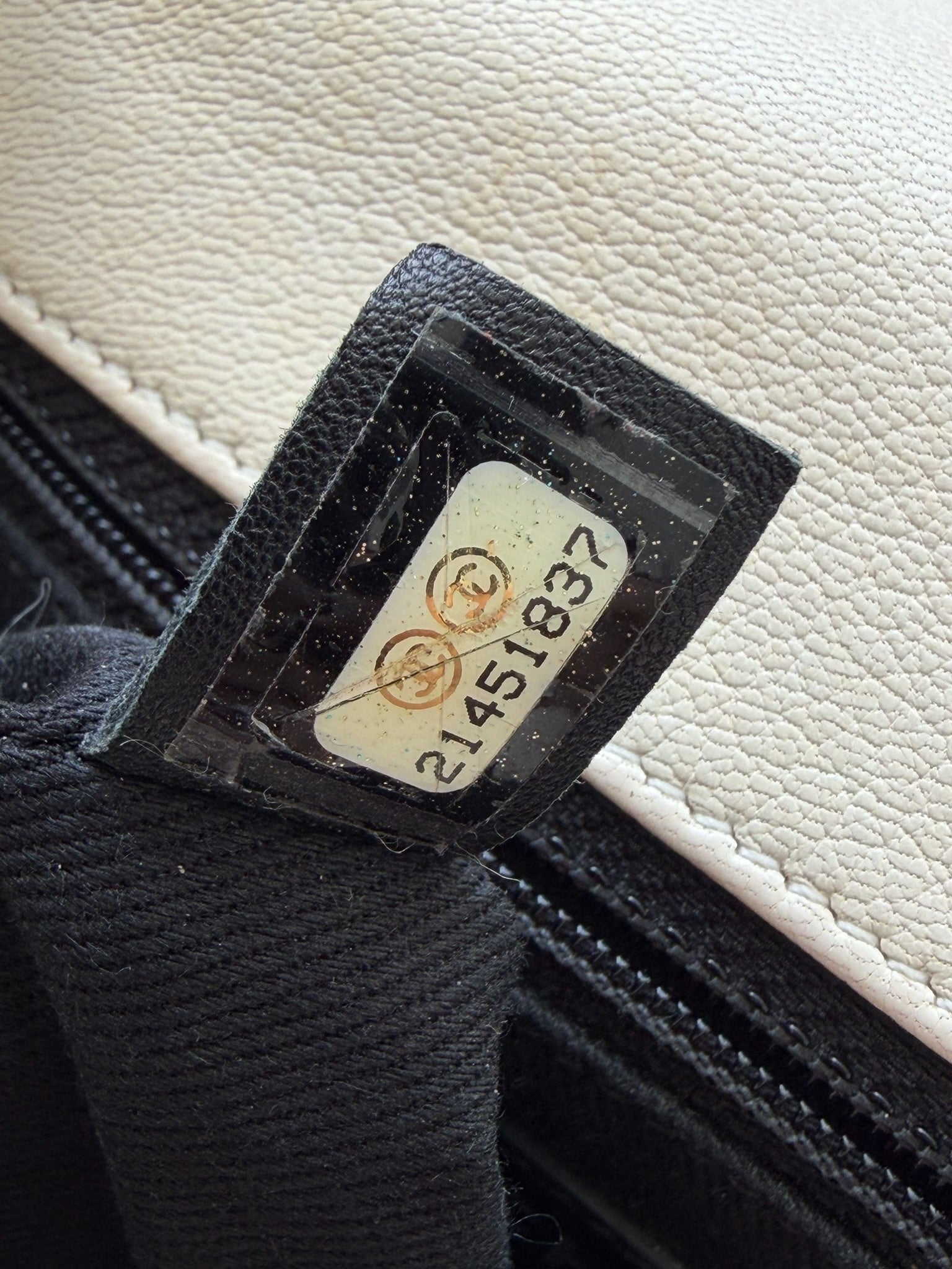 chanel 2010s white quilted flap bag