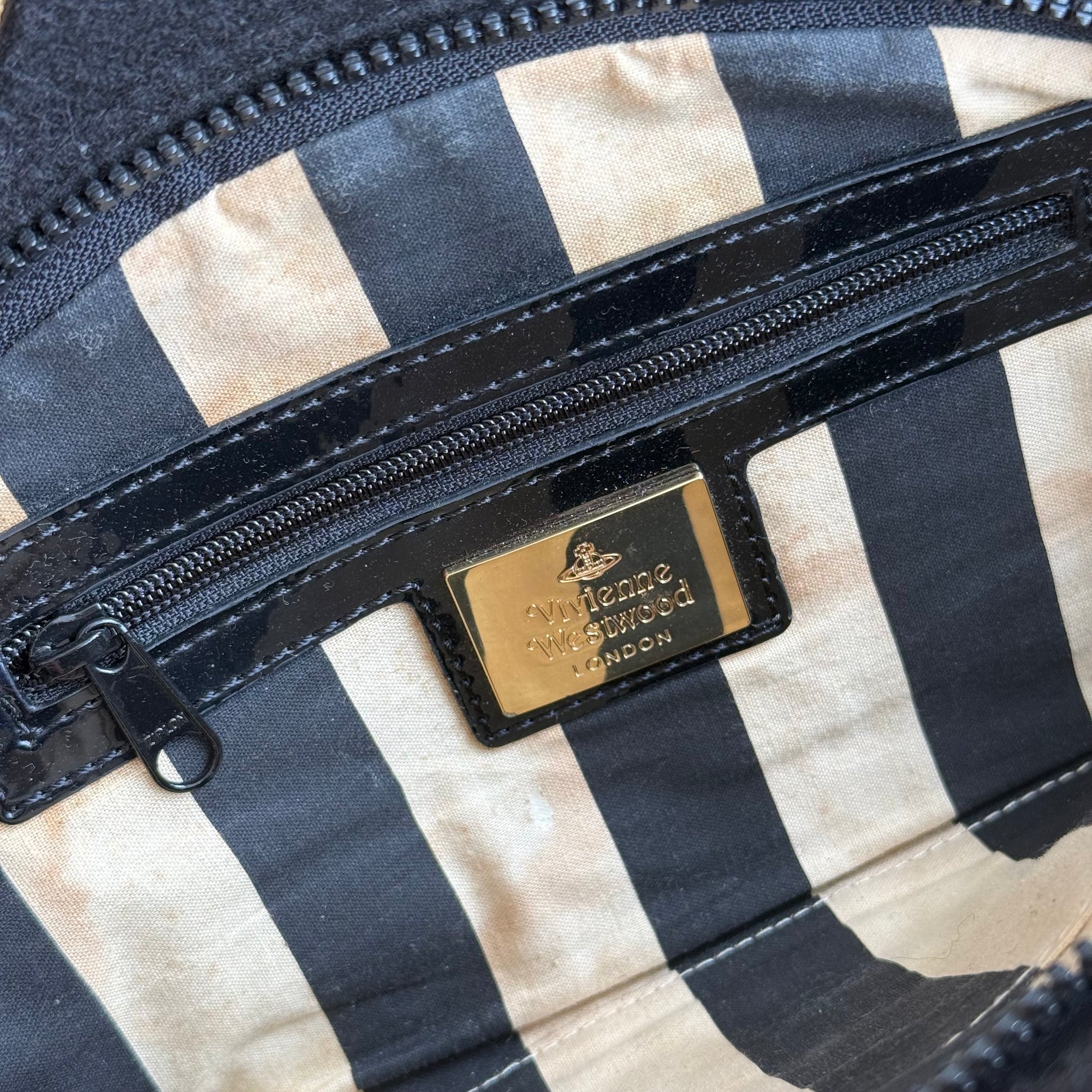 vivienne westwood black shoulder bag
