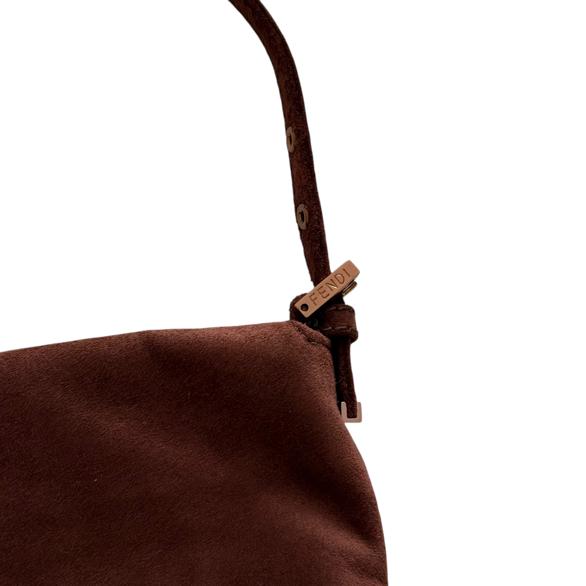 fendi 2000s brown baguette bag