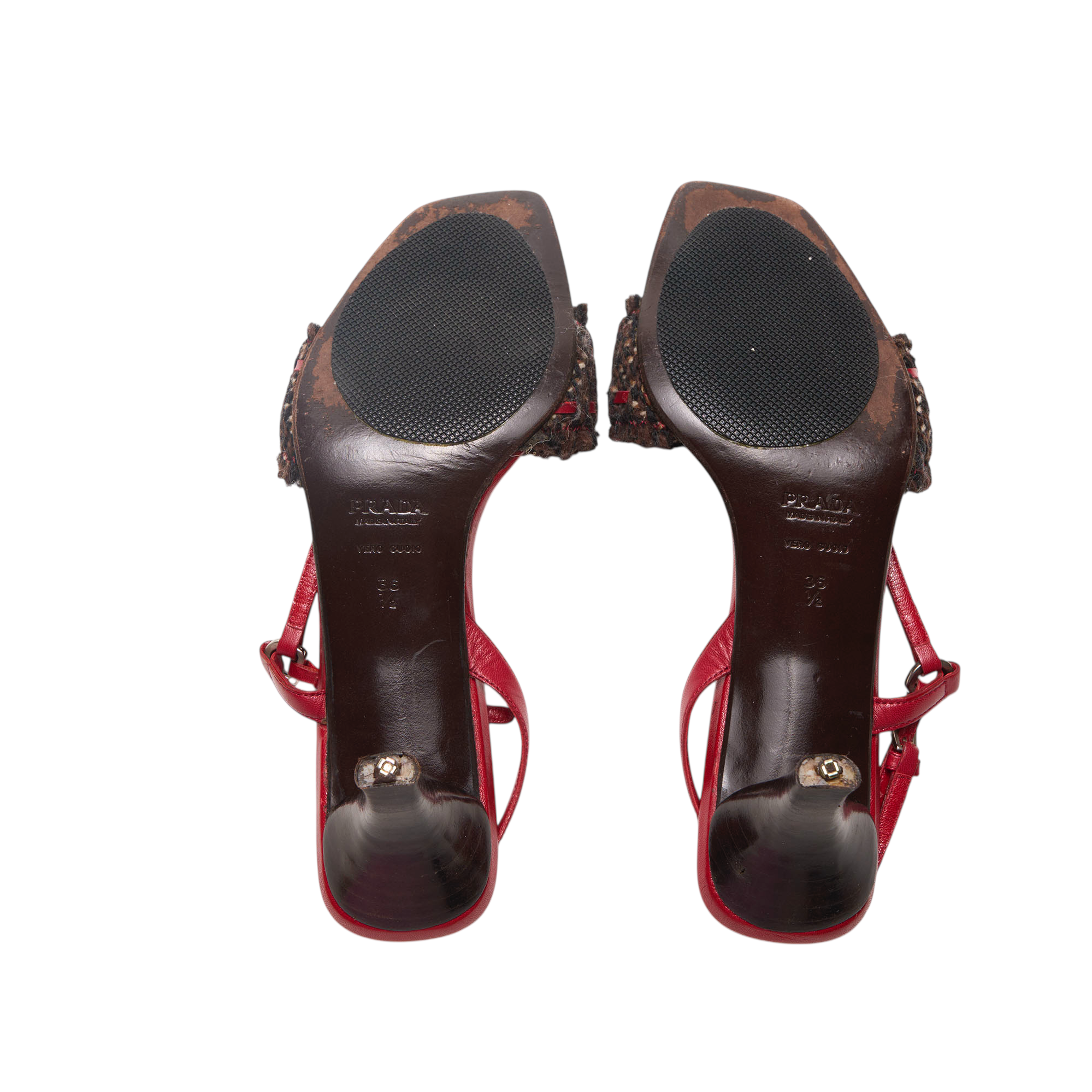 prada 2000s black kitten heels