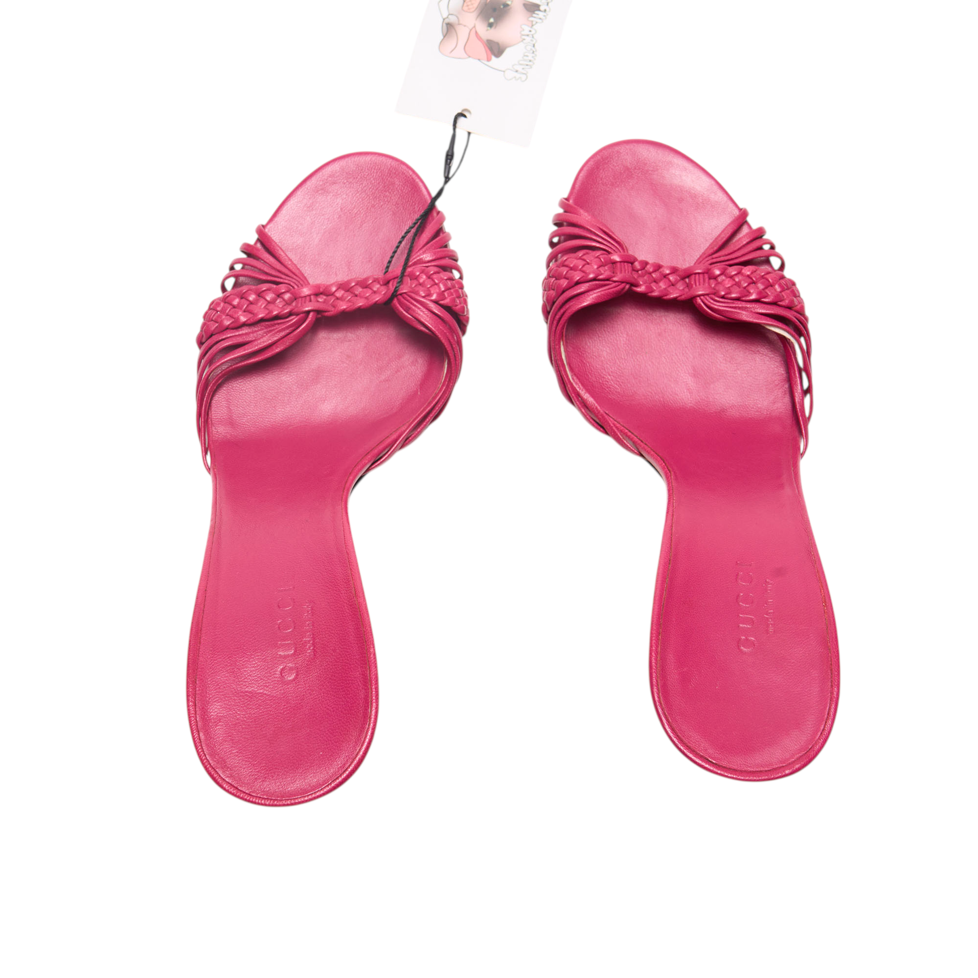 gucci 2000s pink heels