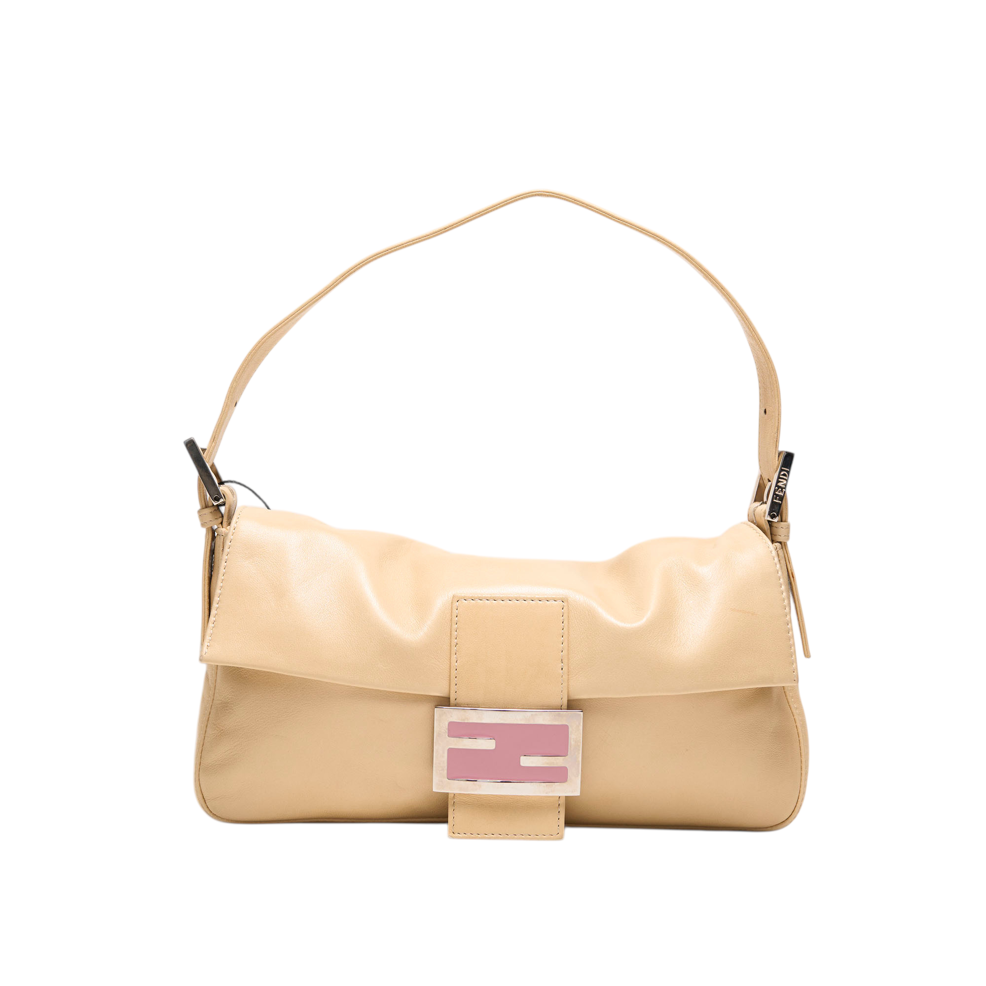 fendi 2000s tan baguette bag