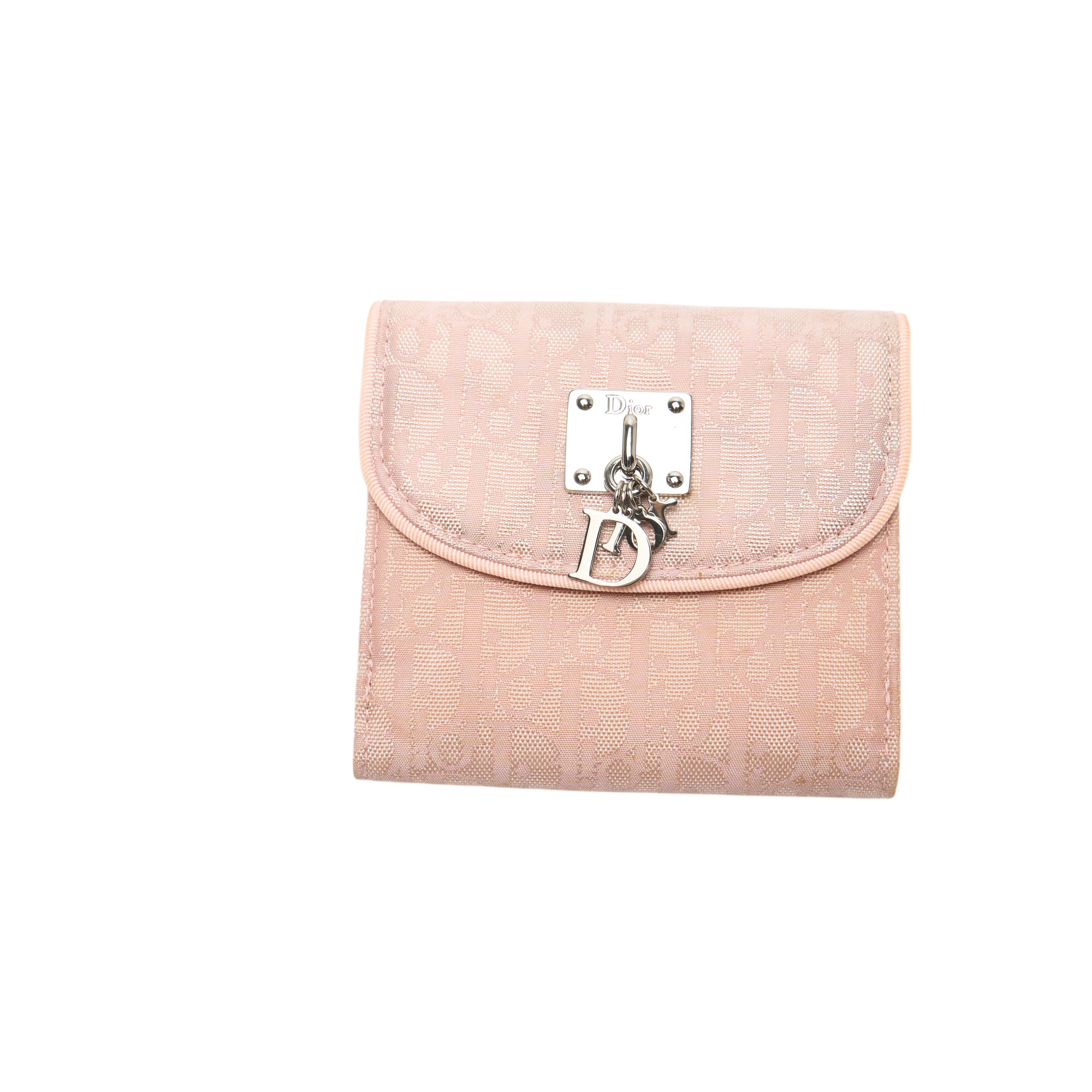 christian dior 2000s pink wallet