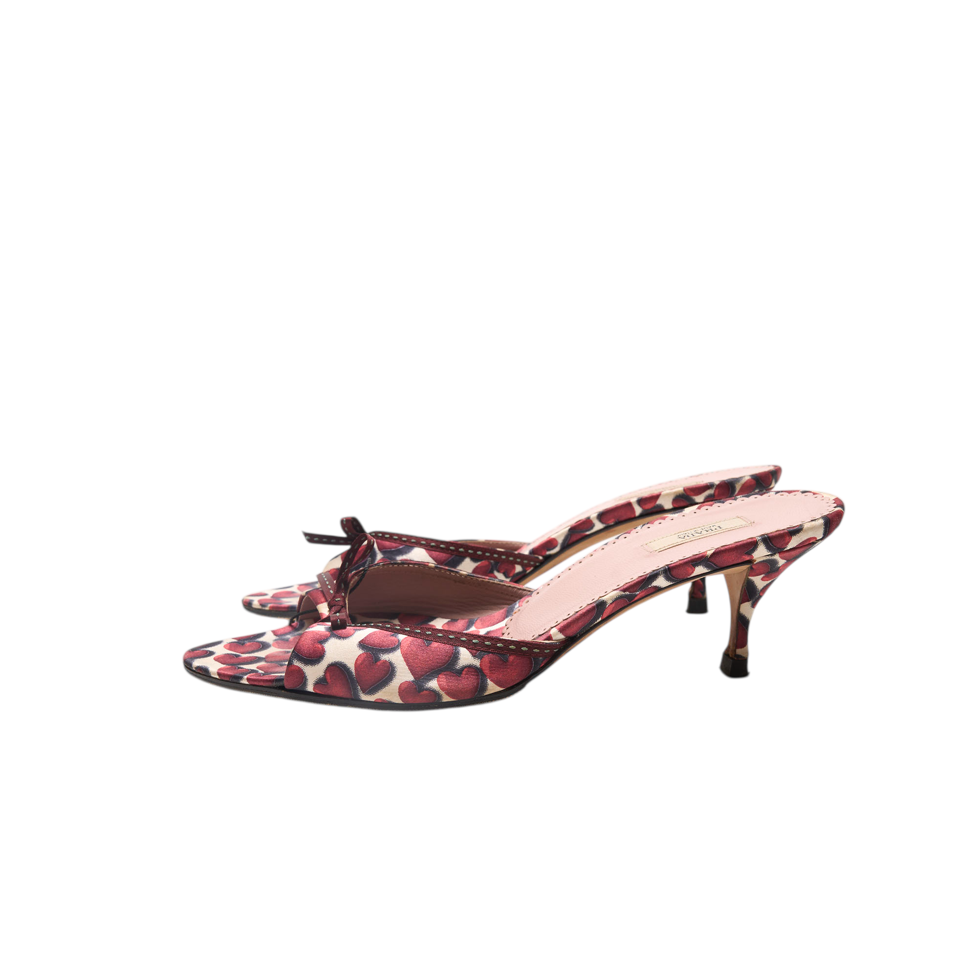 prada ss2000 heart heels