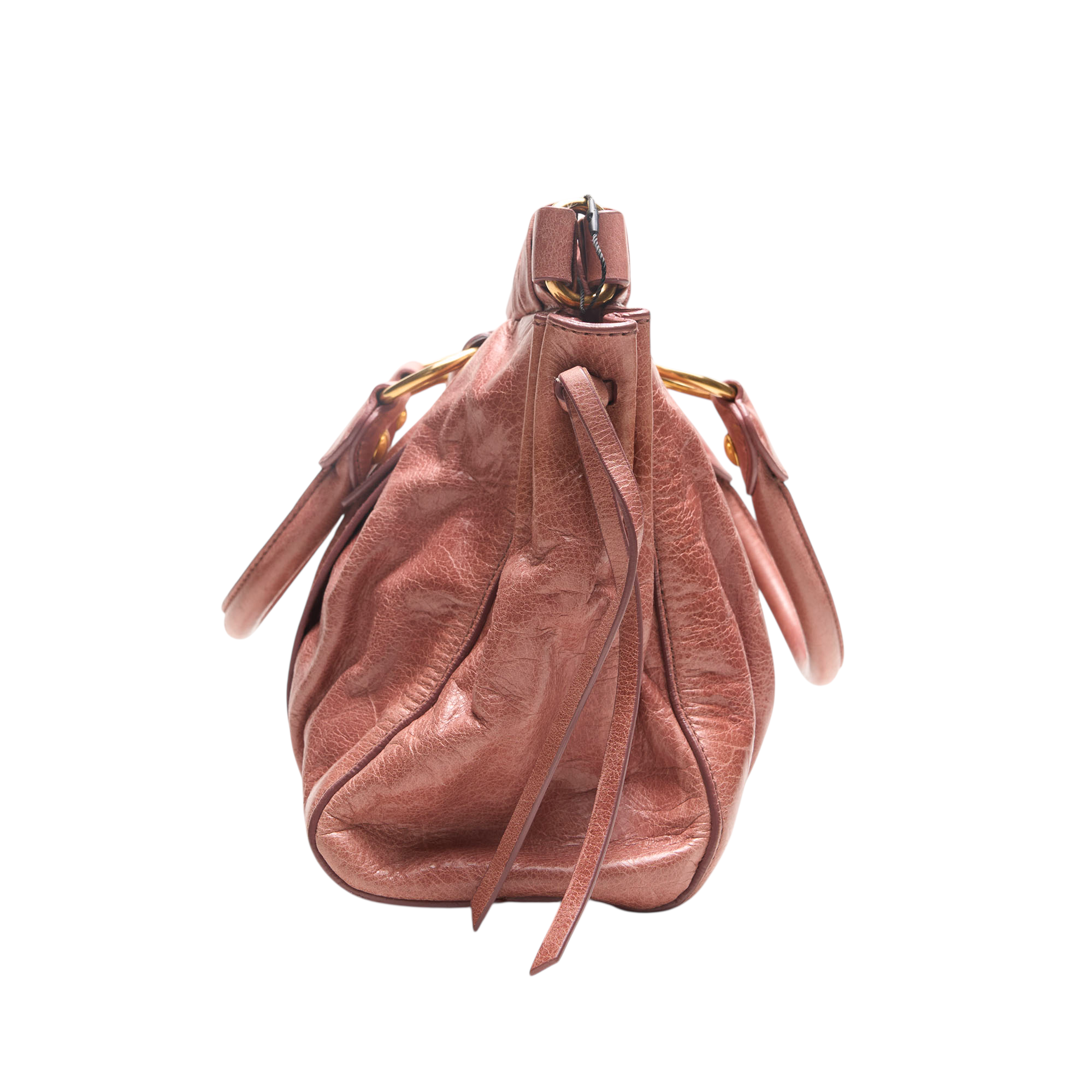 miu miu 2000s pink vitello bag
