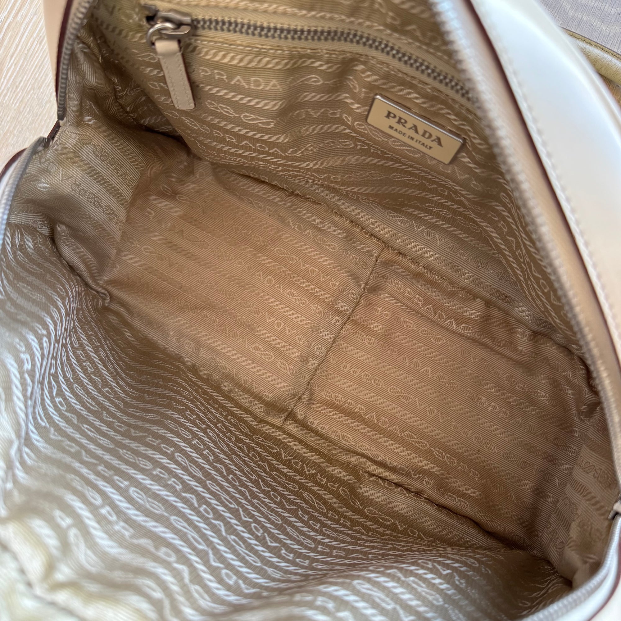 prada 2000s bowling bag