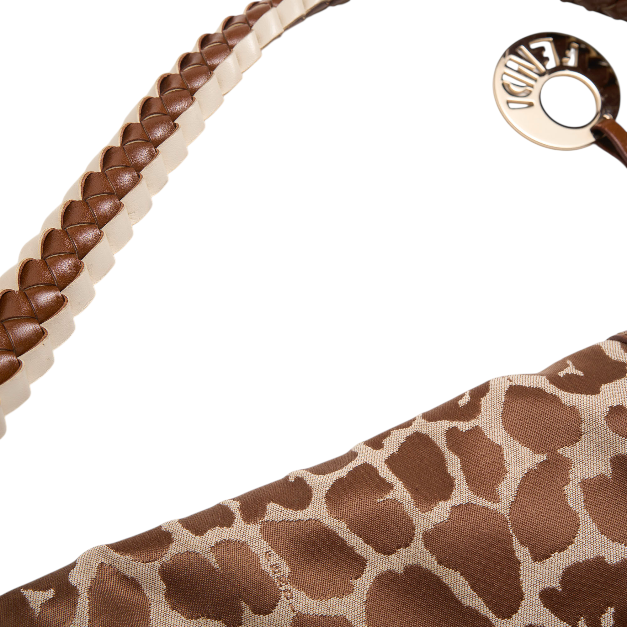 fendi 2000s leopard chef bag