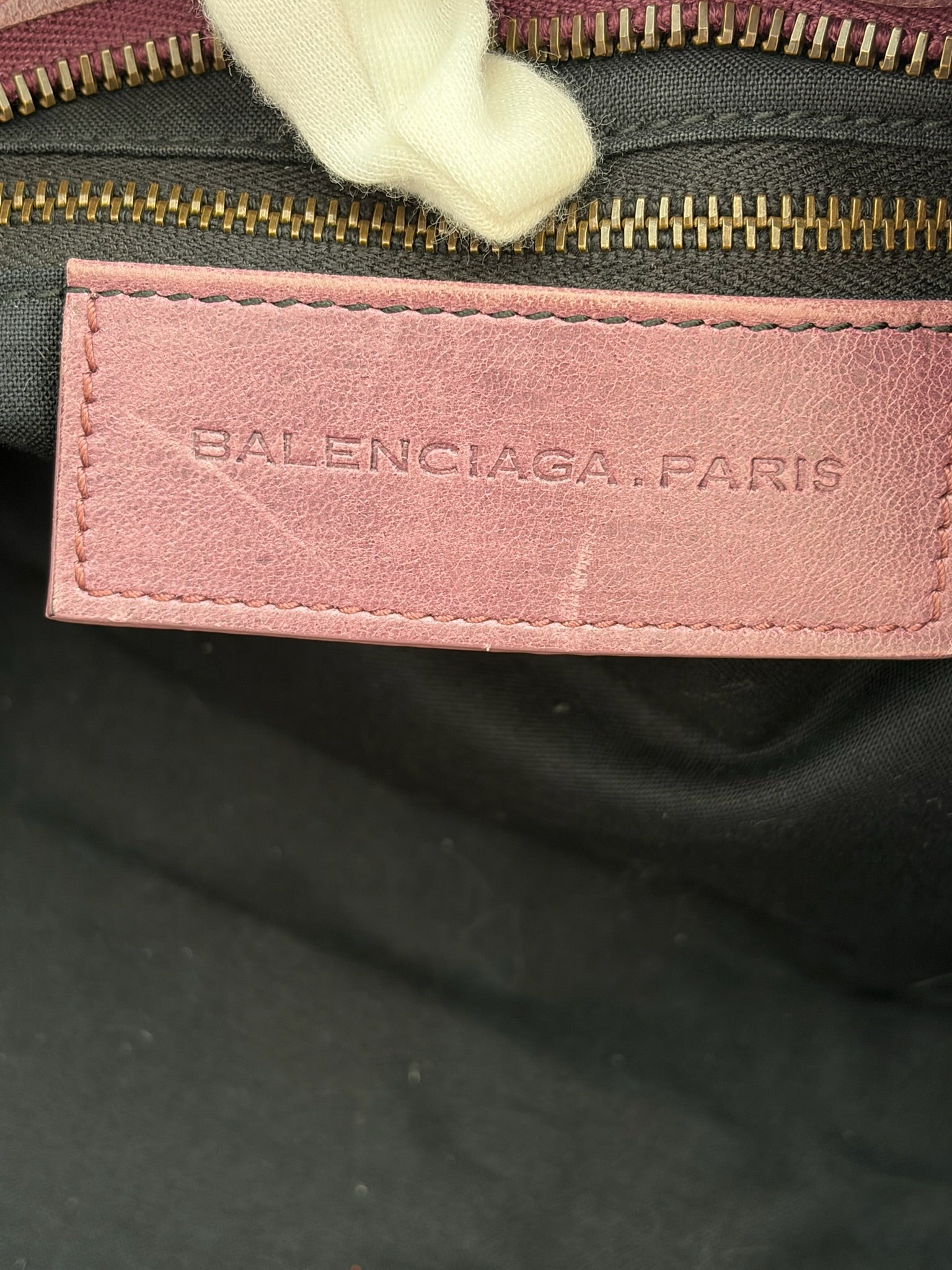 balenciaga 2000s purple city bag
