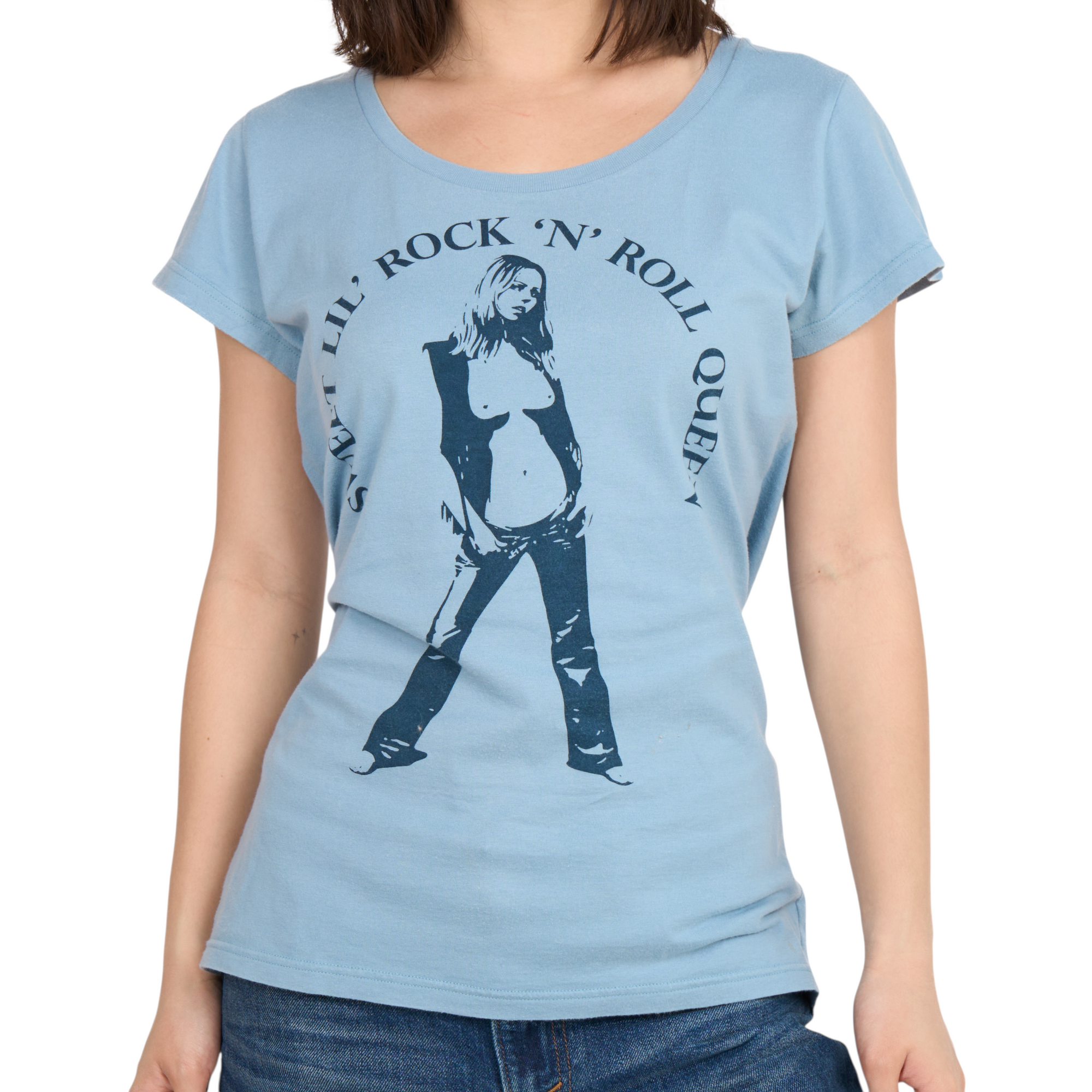 hysteric glamour blue top