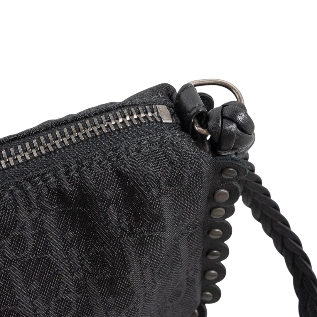 christian dior 2000s black trotter bag