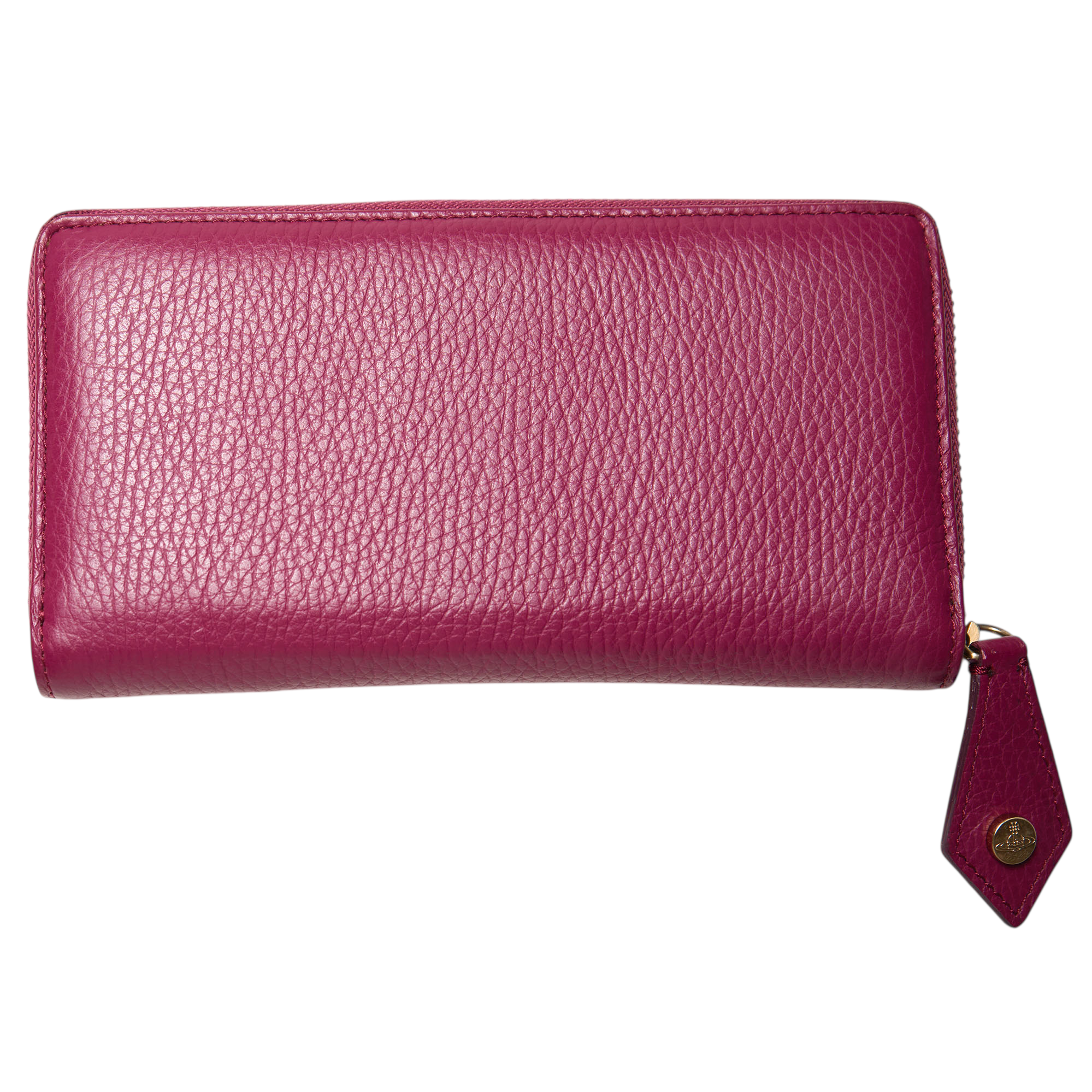 vivienne westwood dark pink long wallet