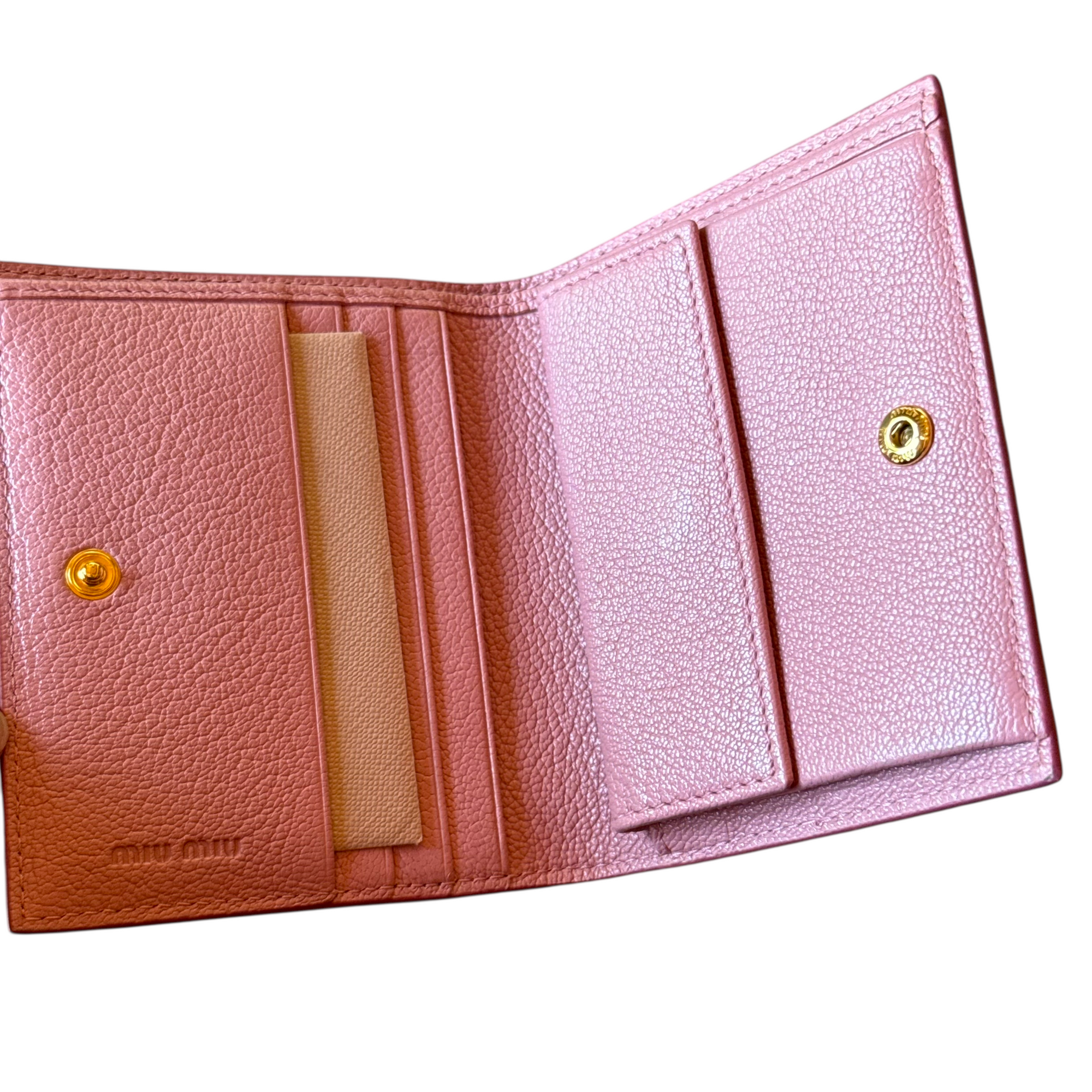 miu miu flower wallet