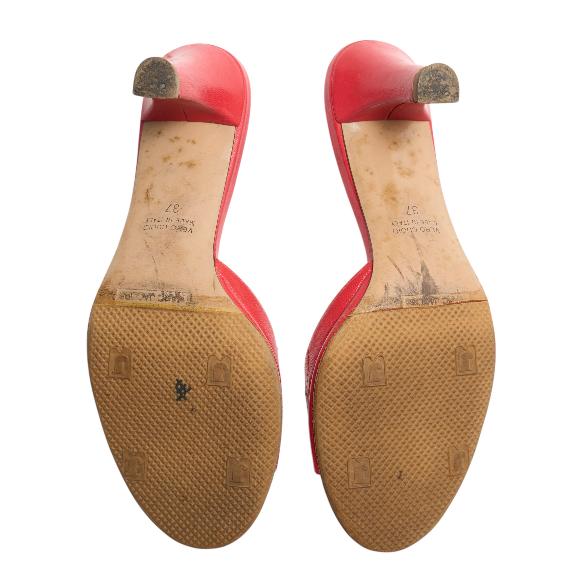 marc jacobs 2000s red heels