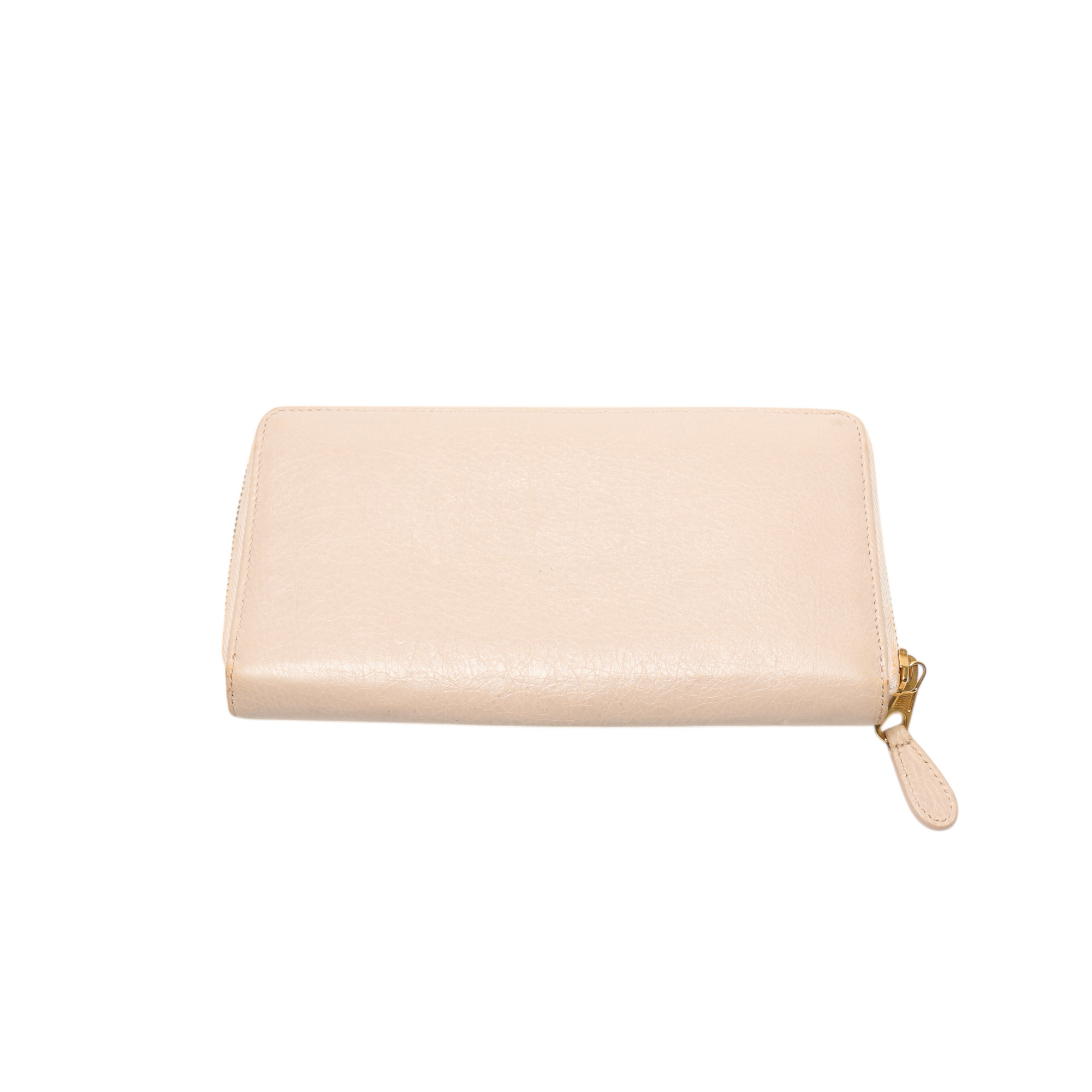 balenciaga 2000s cream city wallet
