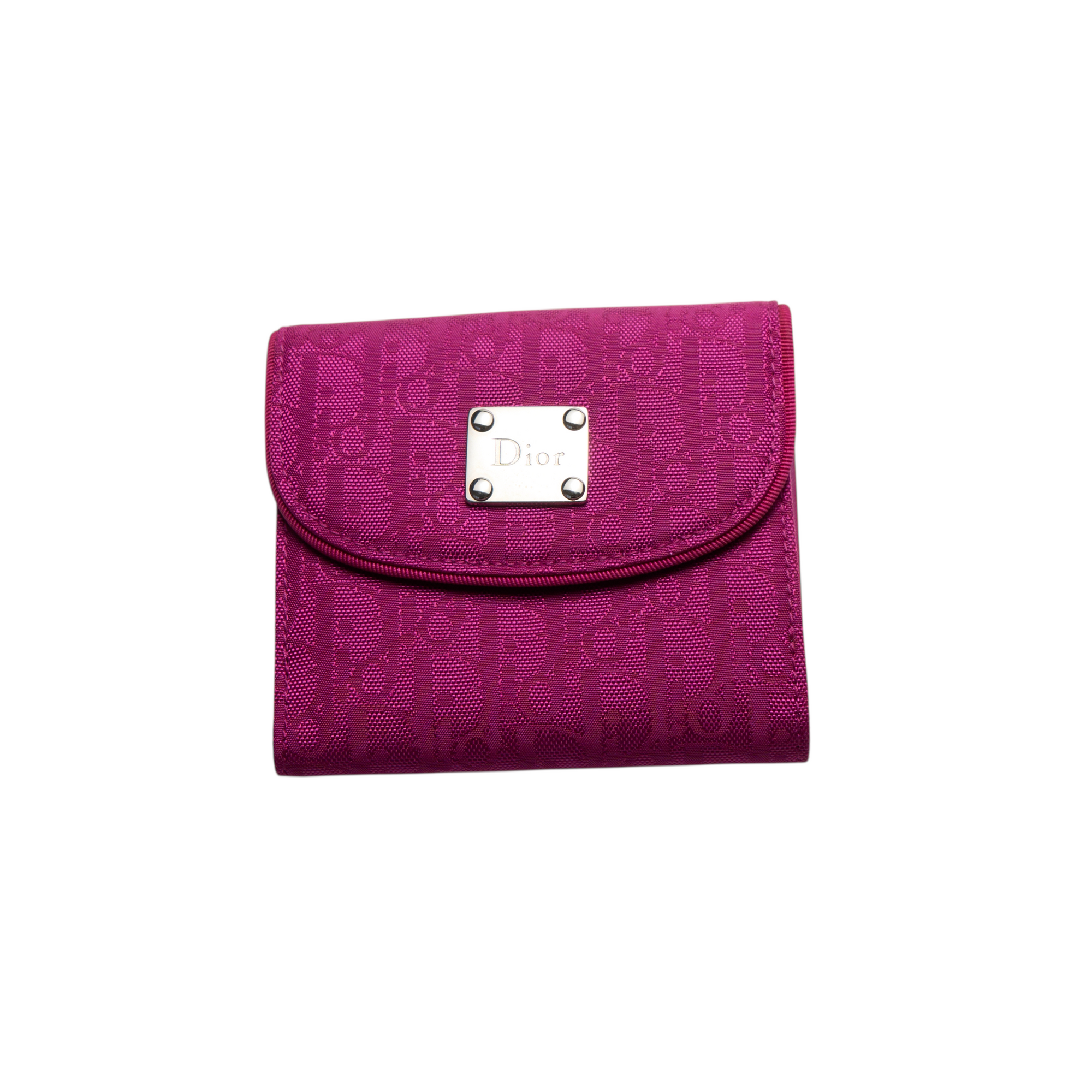 christian dior 2000s pink wallet