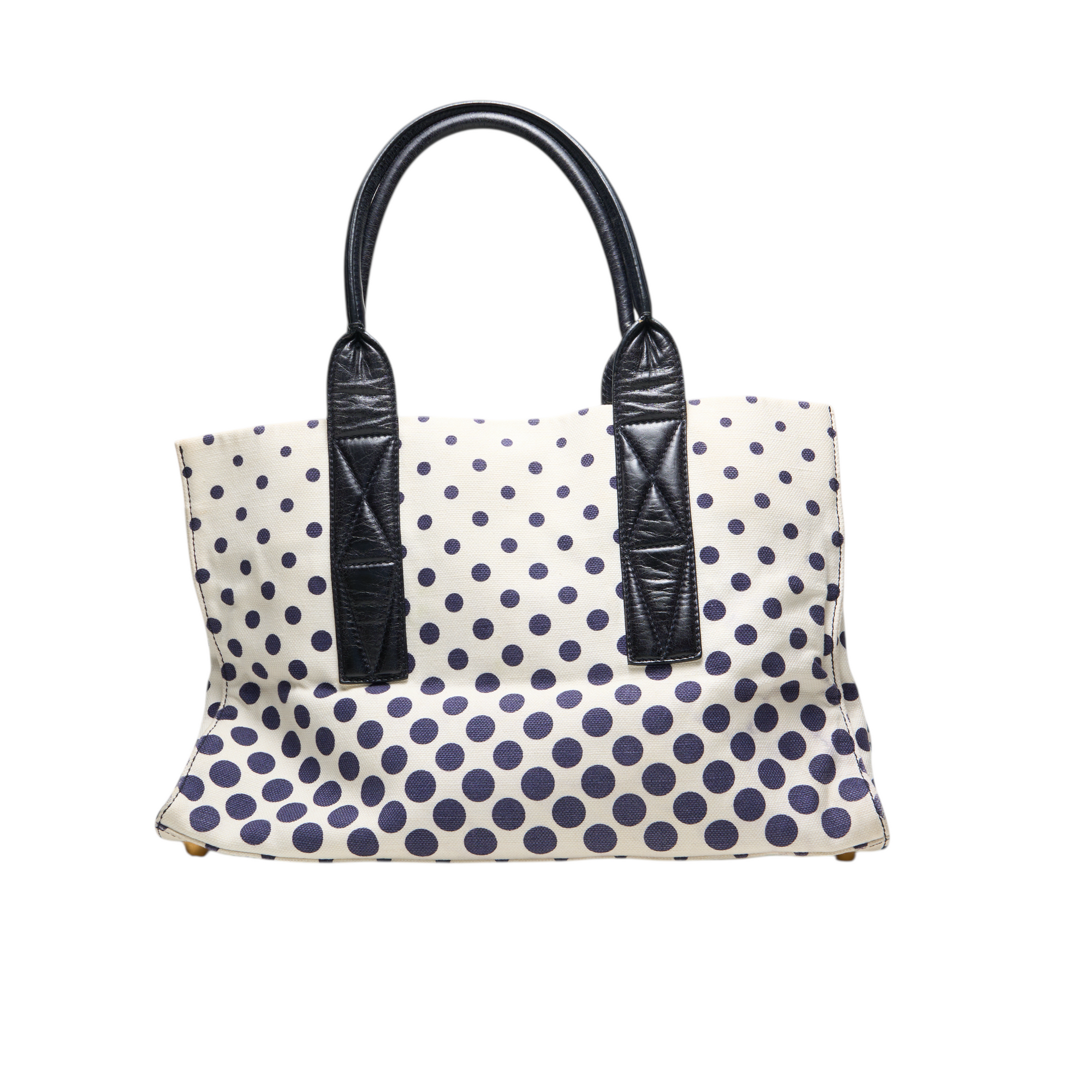 miu miu white polka dot bag