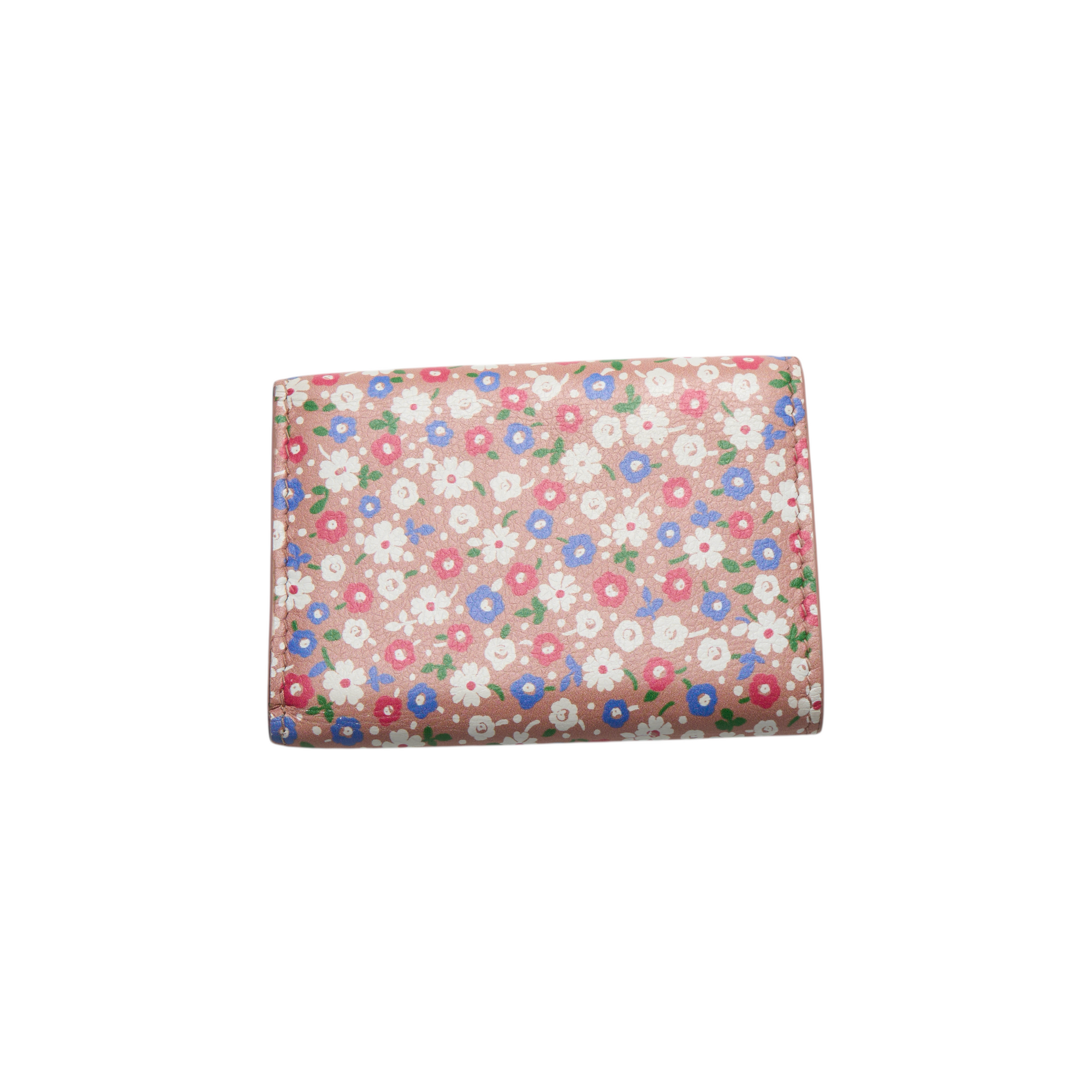miu miu pink mini flower wallet