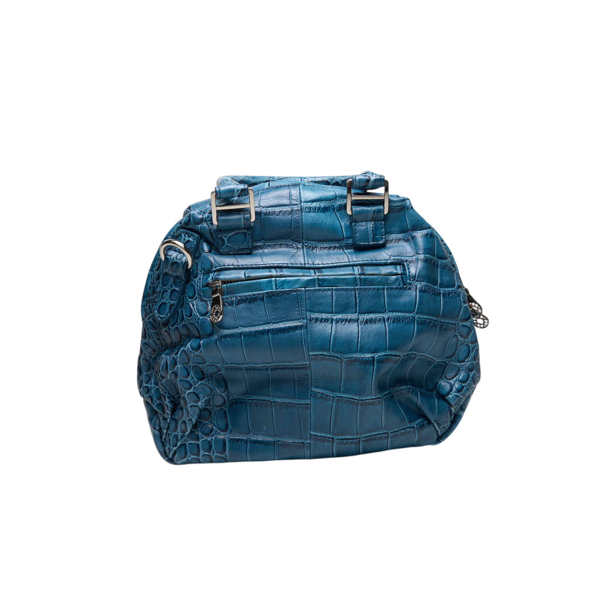 muta blue crocodile 8 mini bag