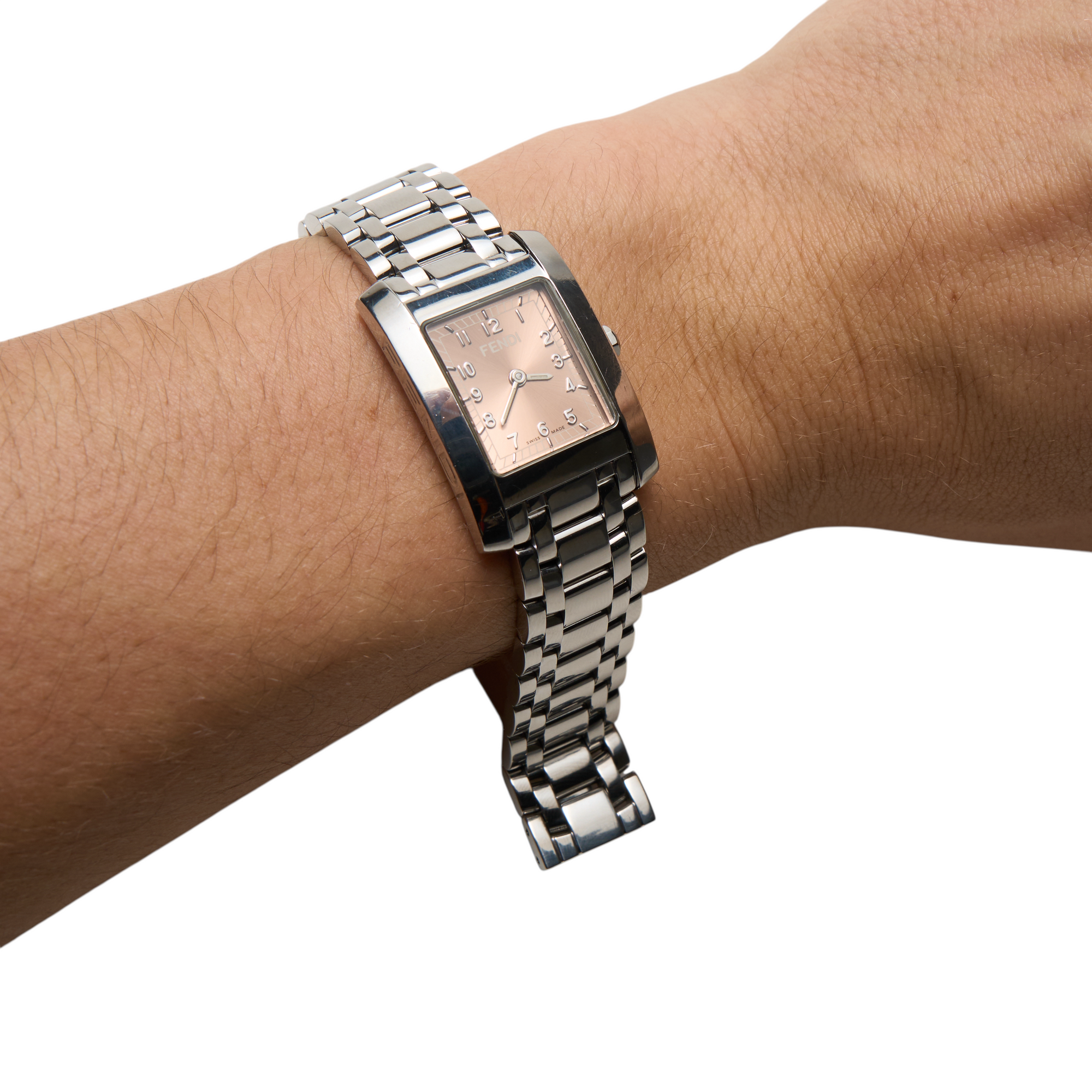 fendi 2000s salmon pink watch