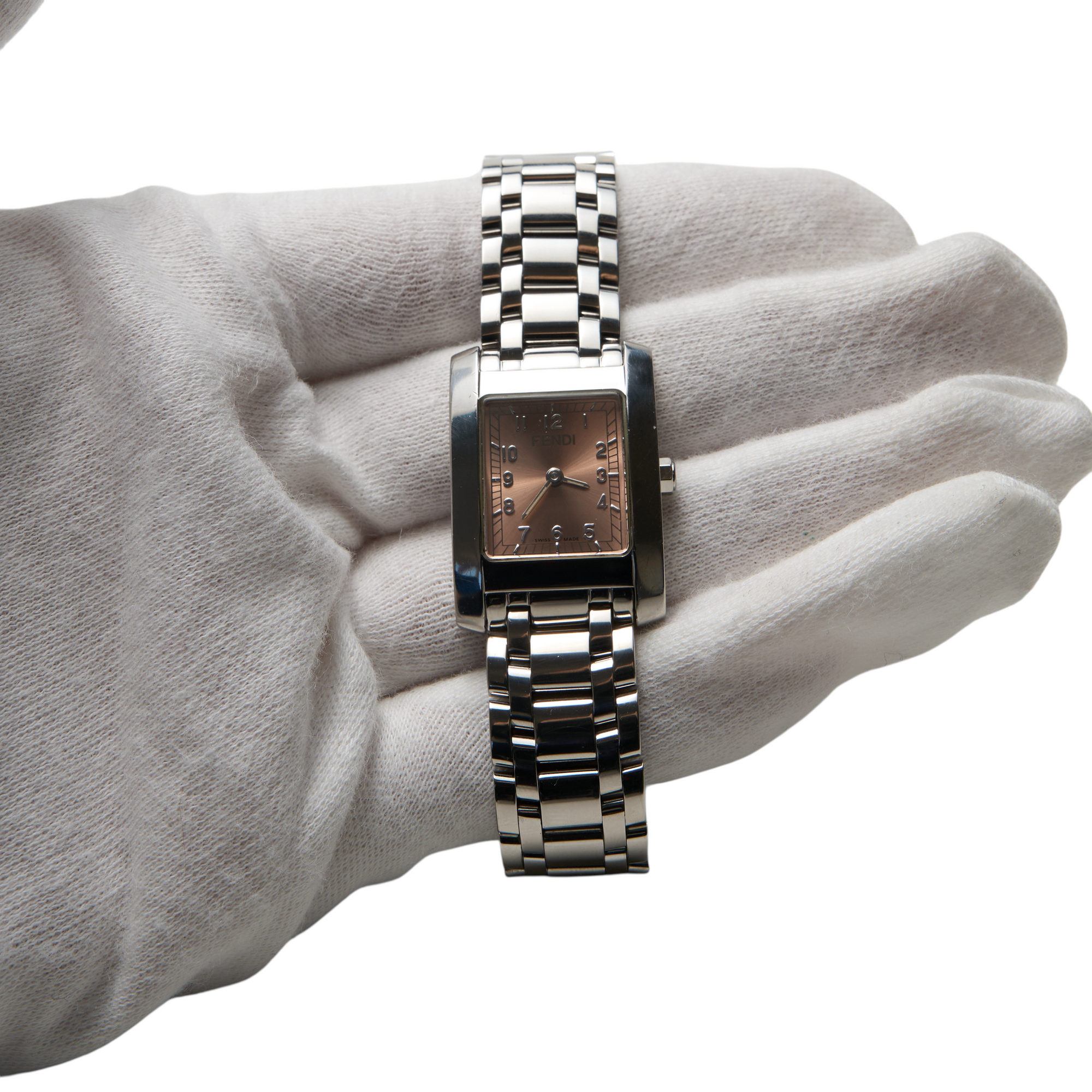 fendi 2000s salmon pink watch