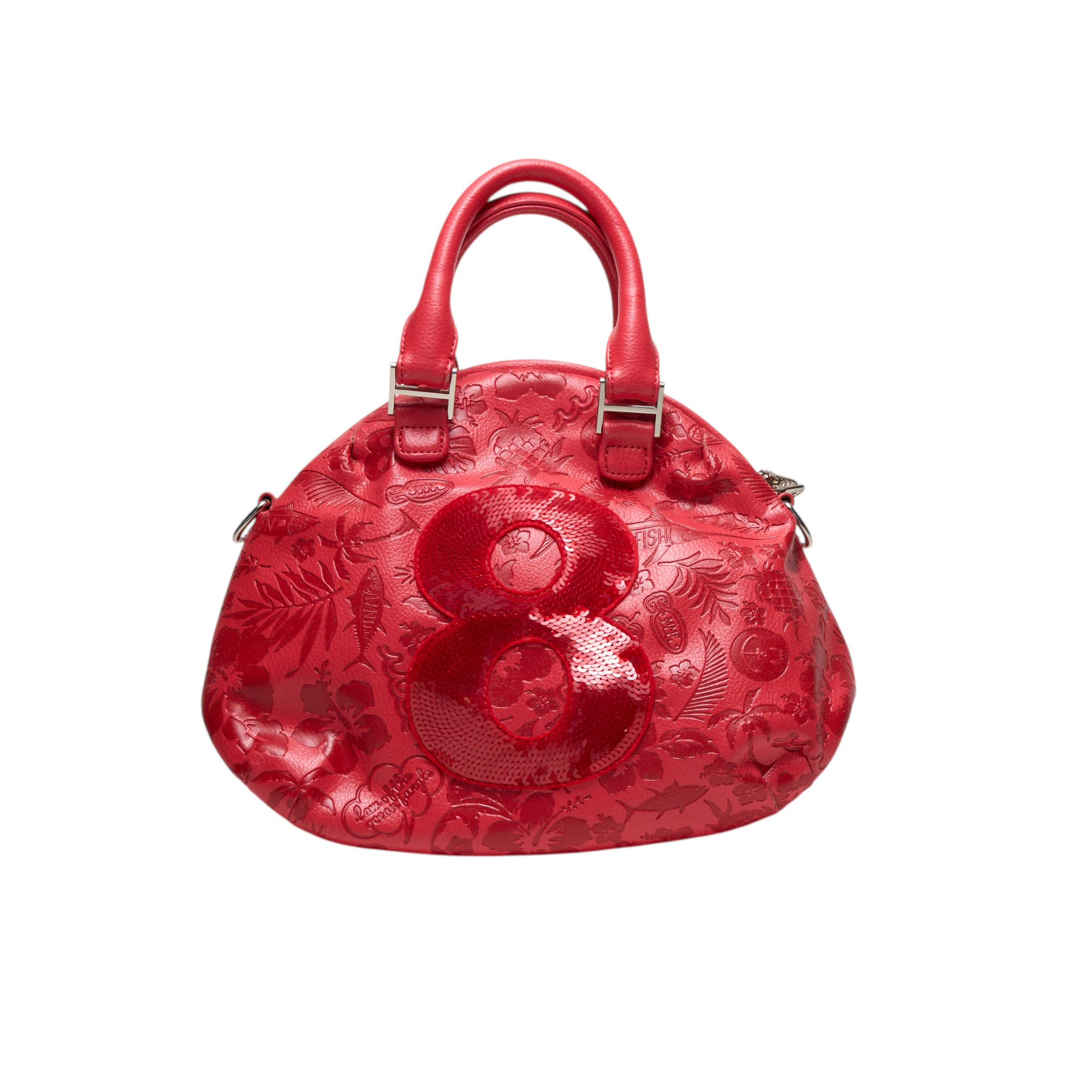muta red floral 8 bag