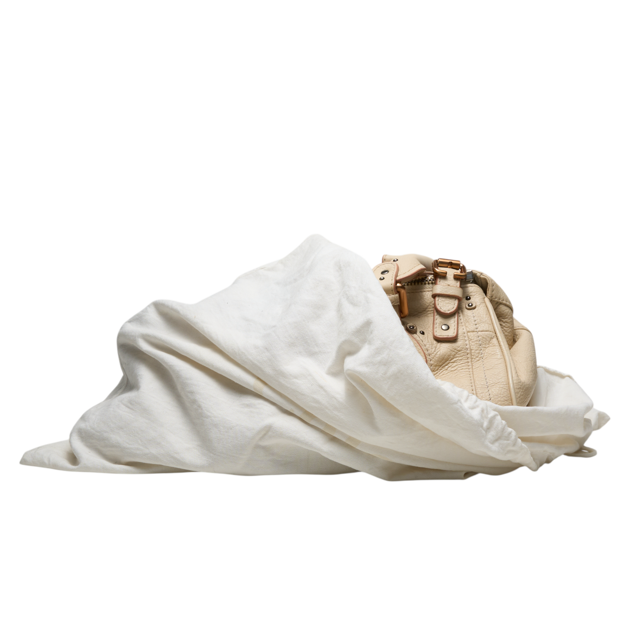 chloé 2000s cream paddington bag