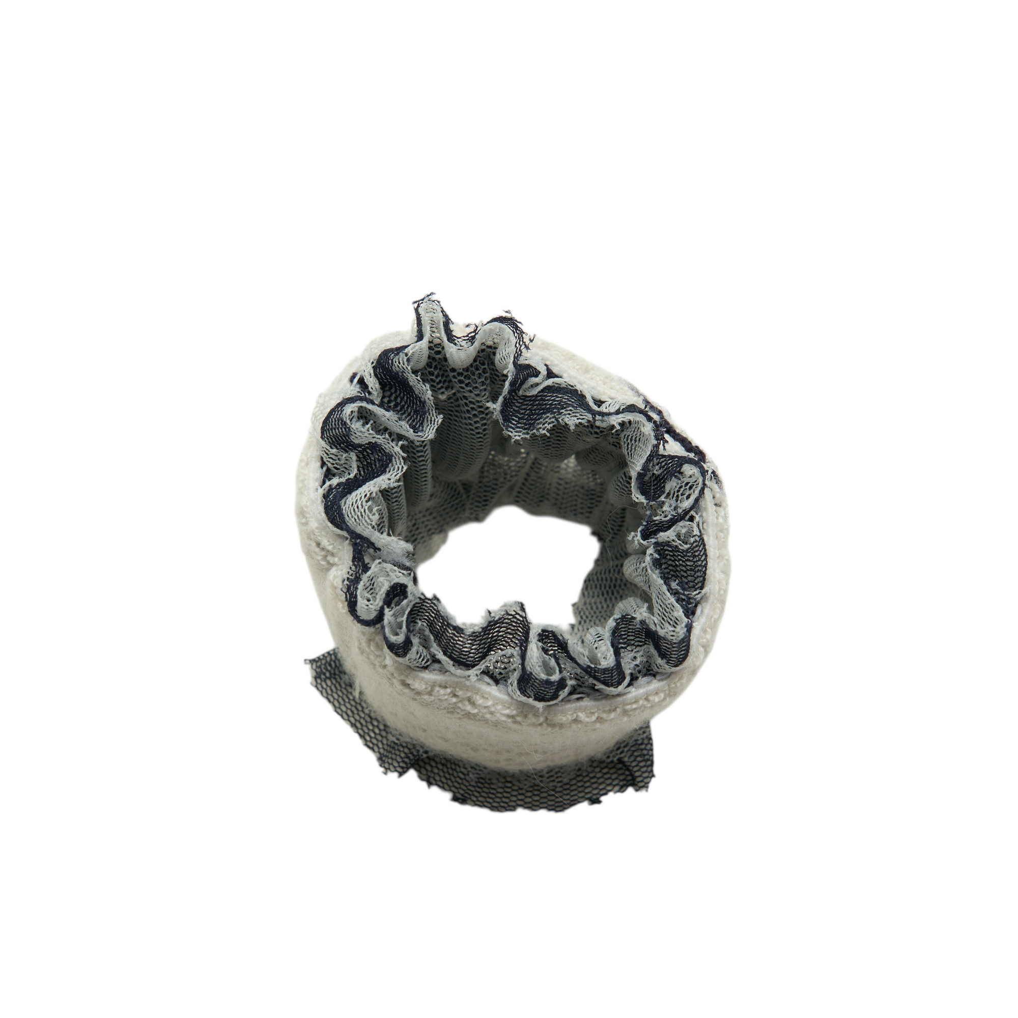 chanel white terrycloth bracelet