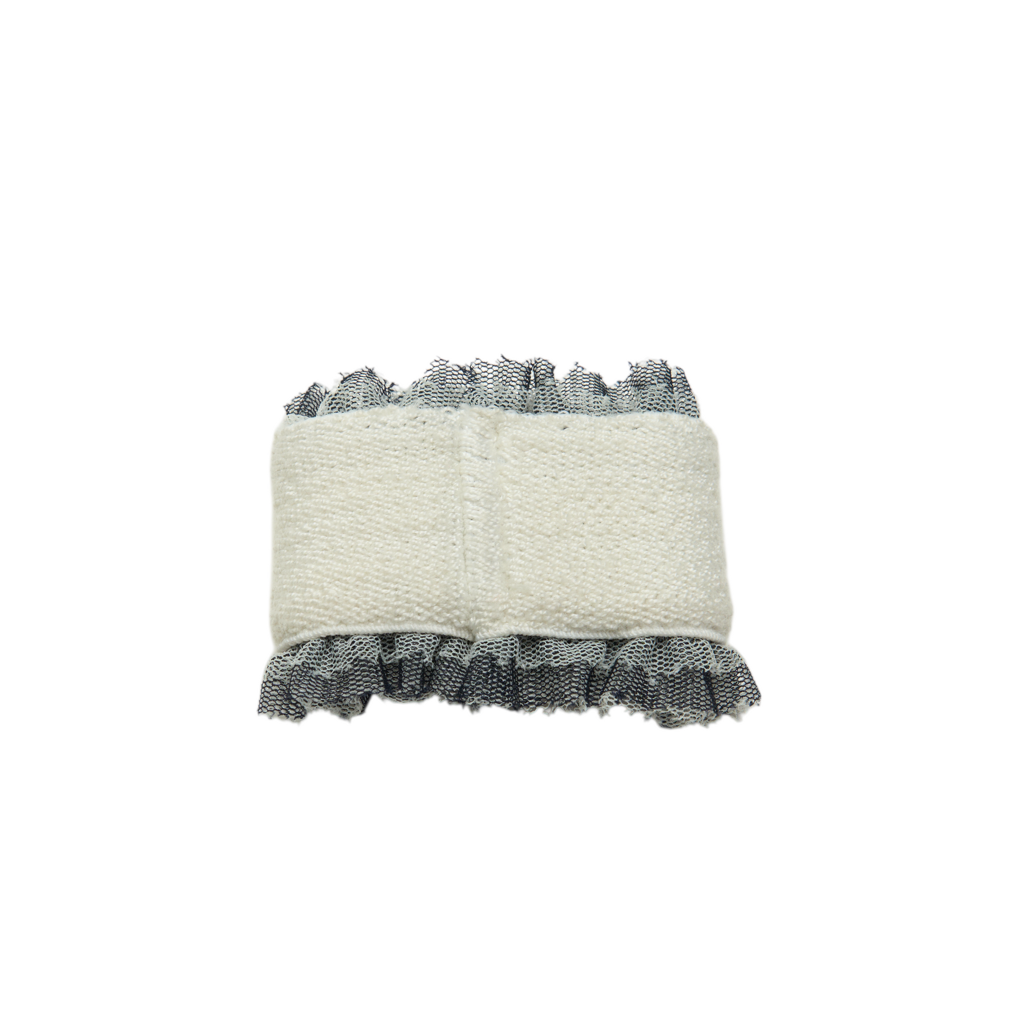 chanel white terrycloth bracelet