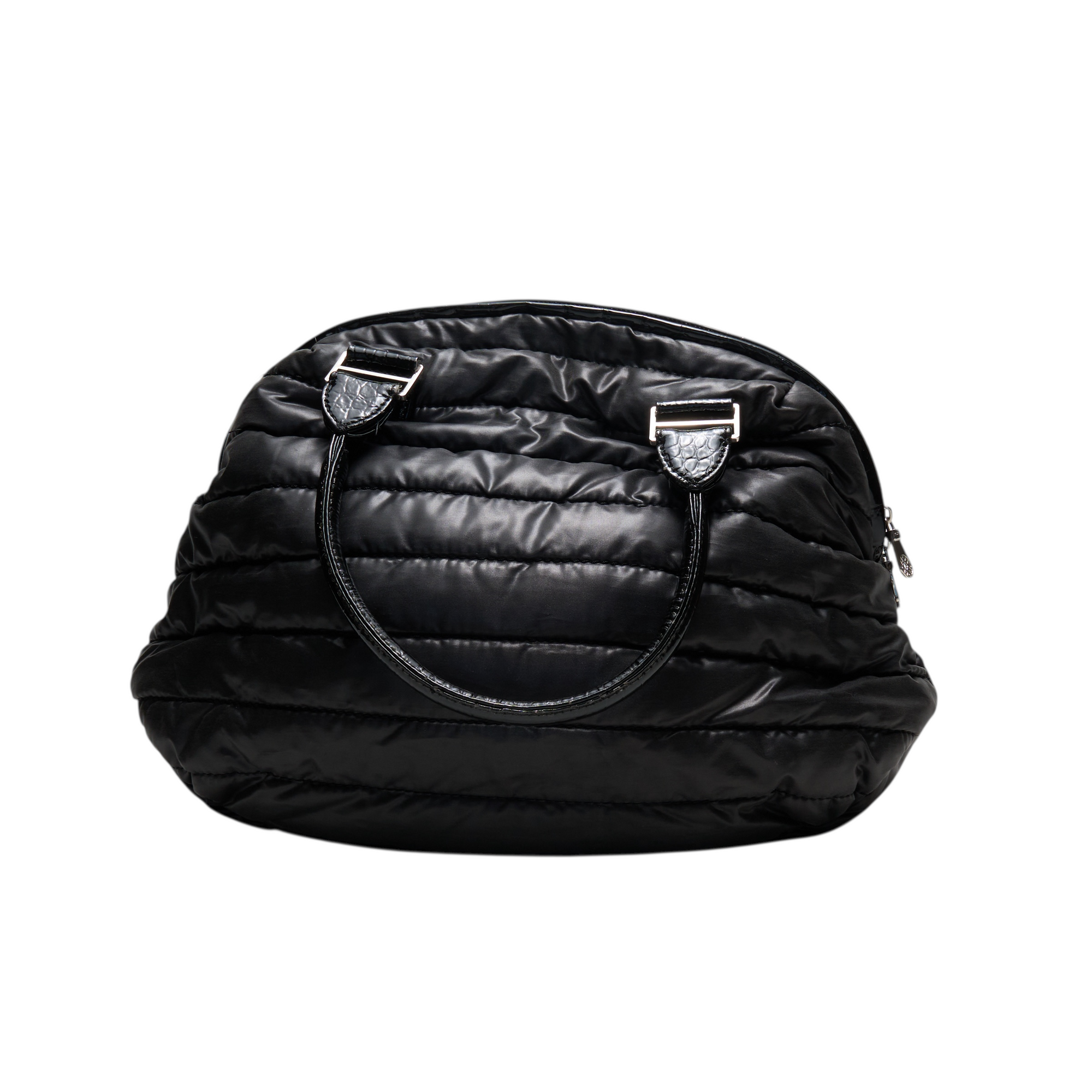 muta black puffer 8 bag