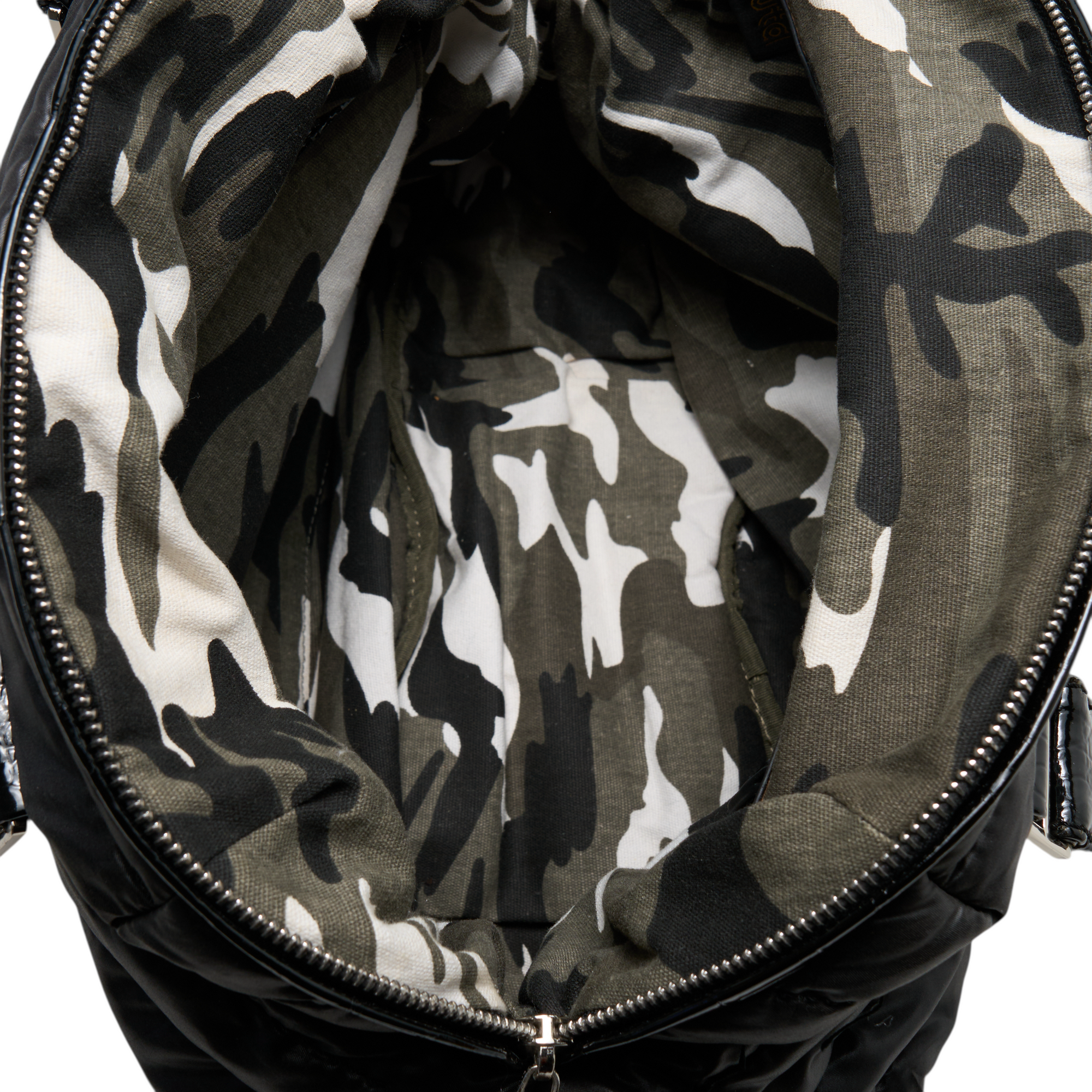 muta black puffer 8 bag