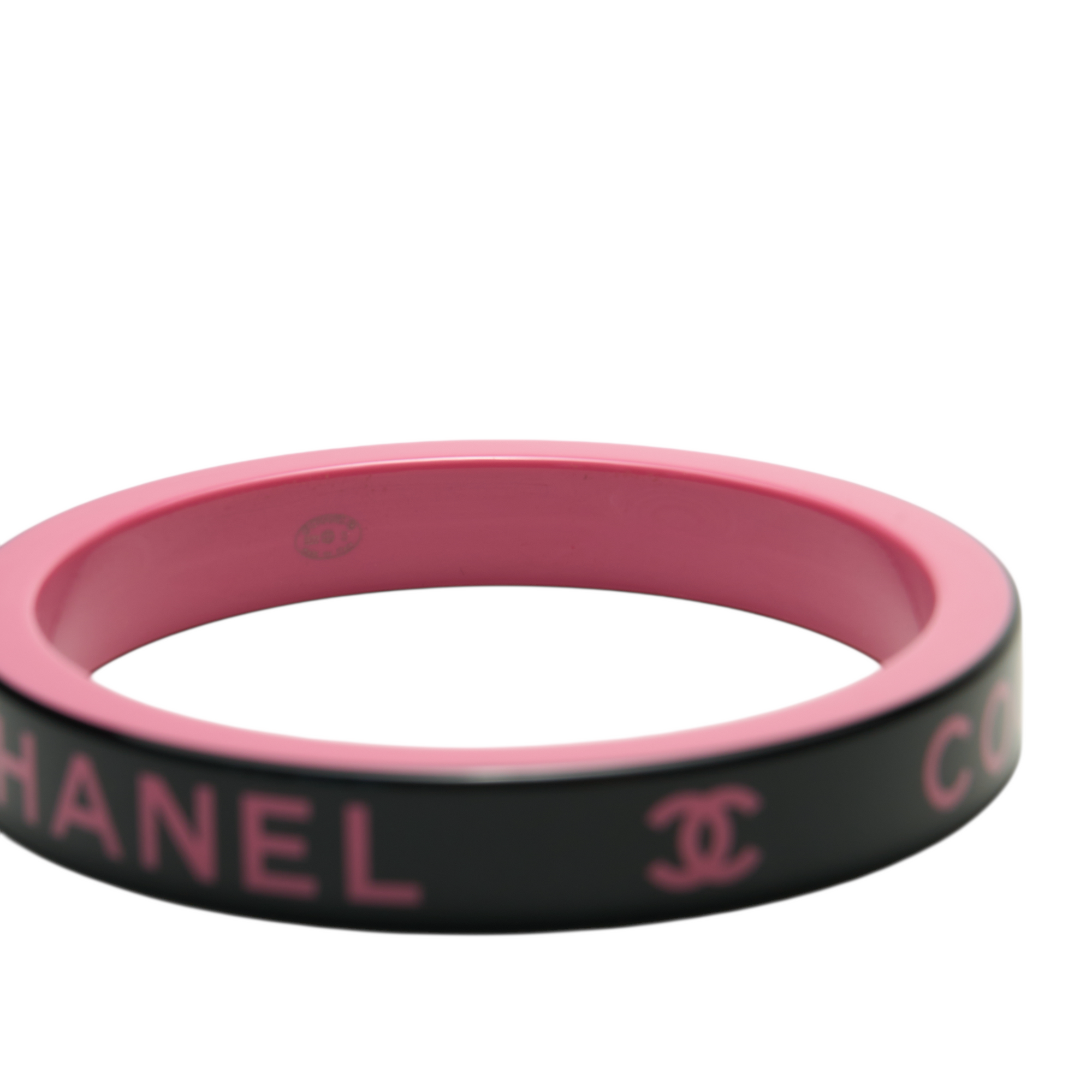 chanel pink cuff bracelet