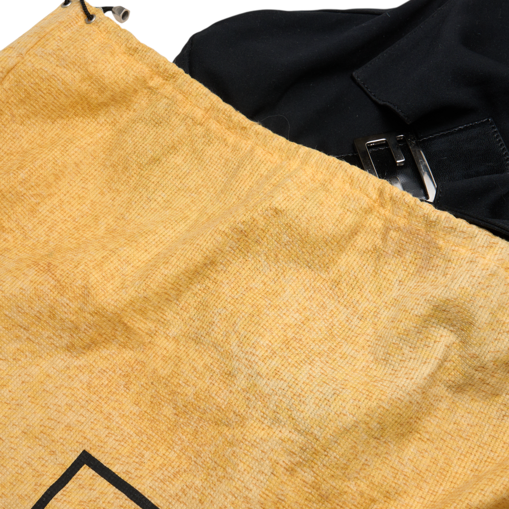 fendi 2000s black baguette bag